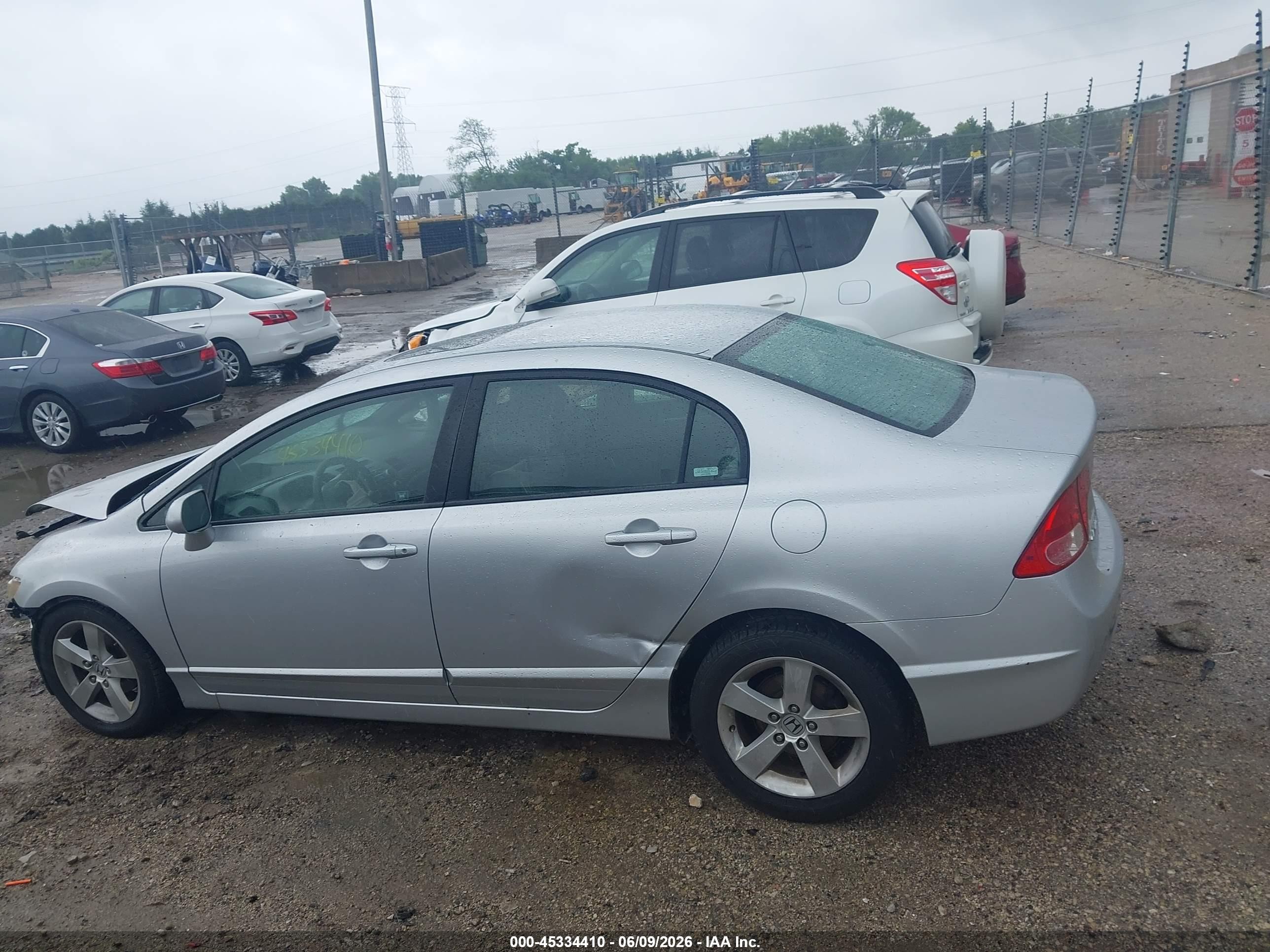 2007 Honda Civic Ex Серебряный vin: 1HGFA16897L048441