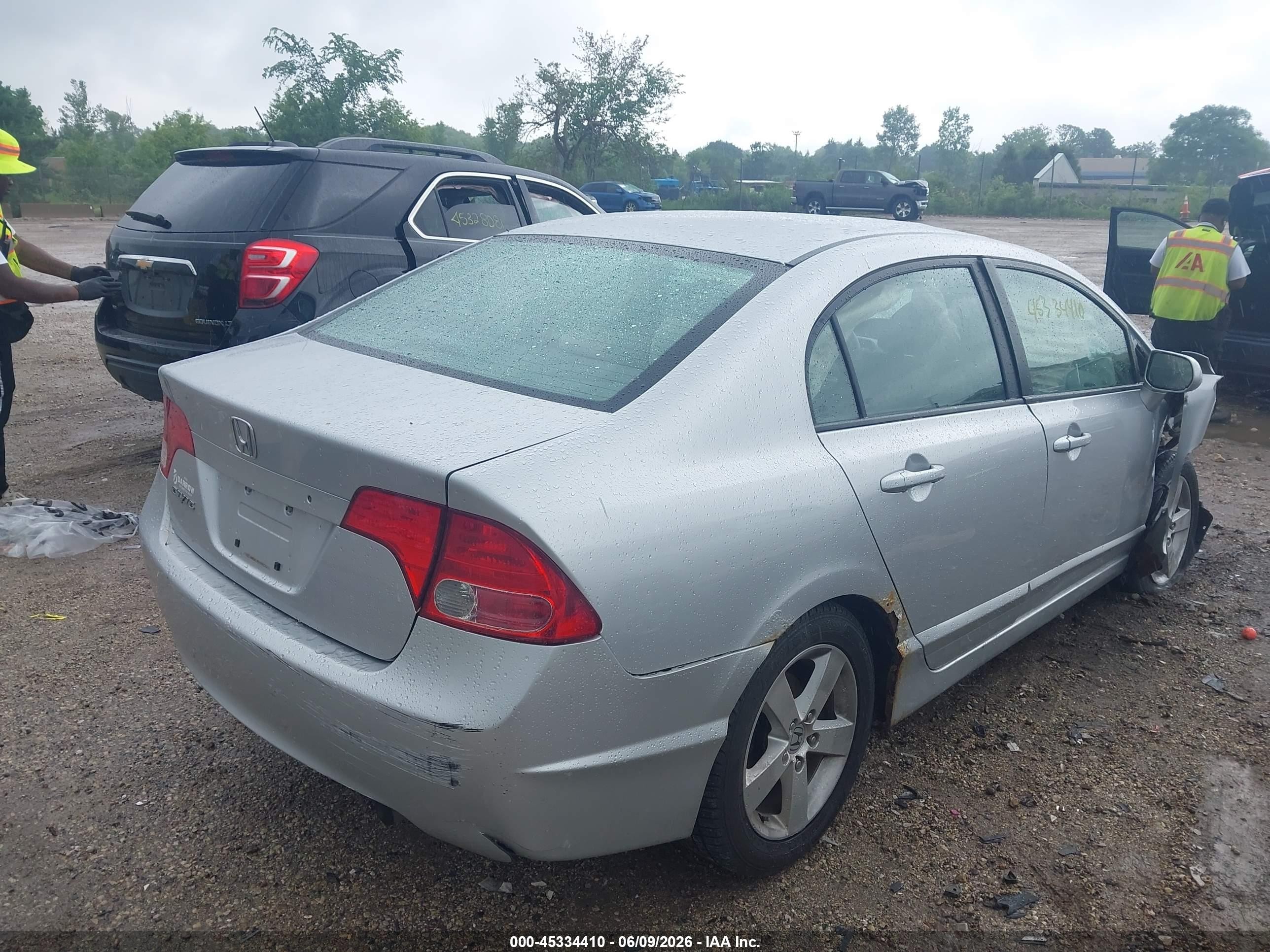 2007 Honda Civic Ex Серебряный vin: 1HGFA16897L048441