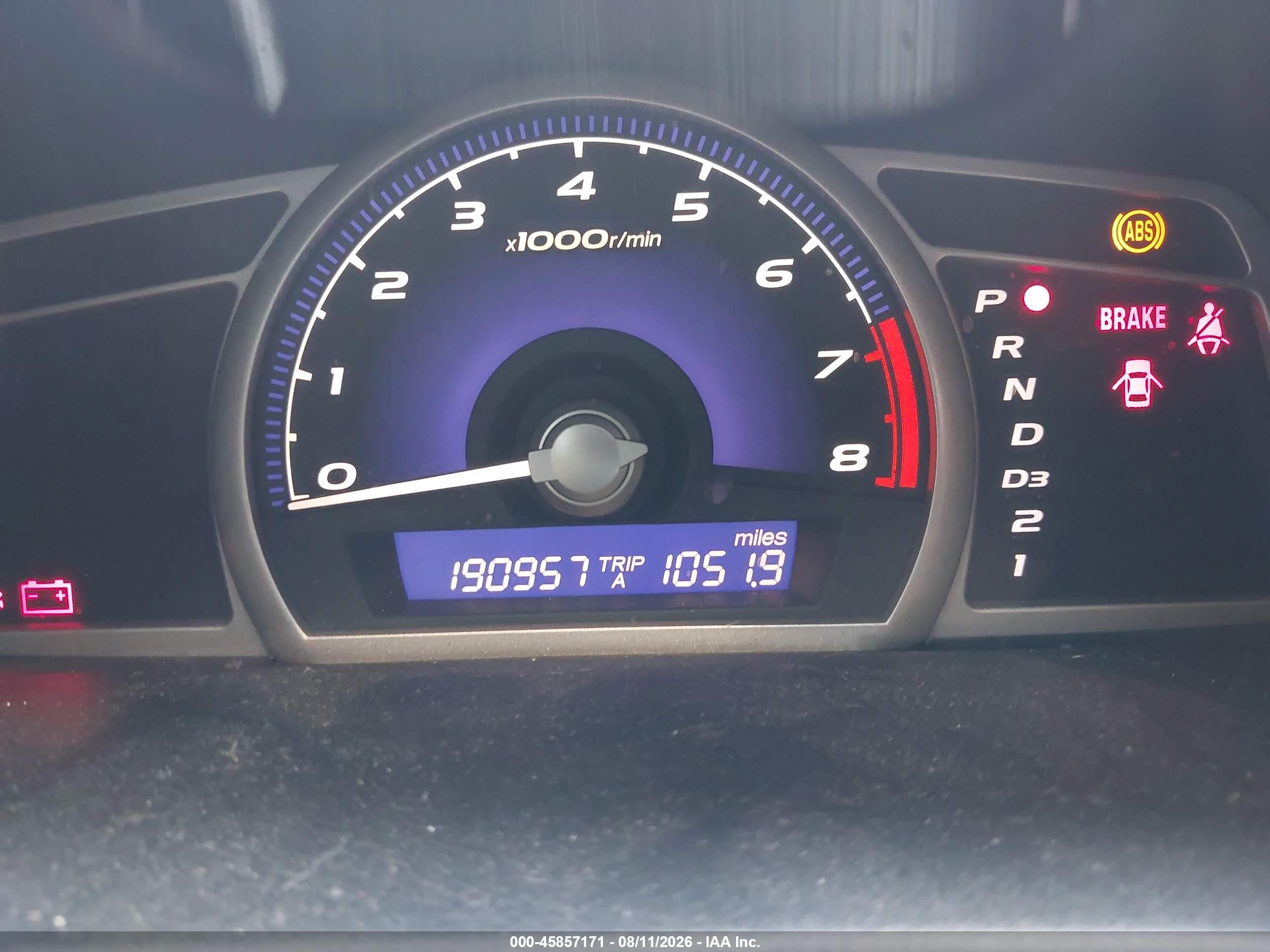 2007 Honda Civic Ex Blue vin: 1HGFA16897L049055