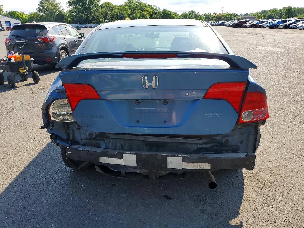 2007 Honda Civic Ex Blue vin: 1HGFA16897L055602
