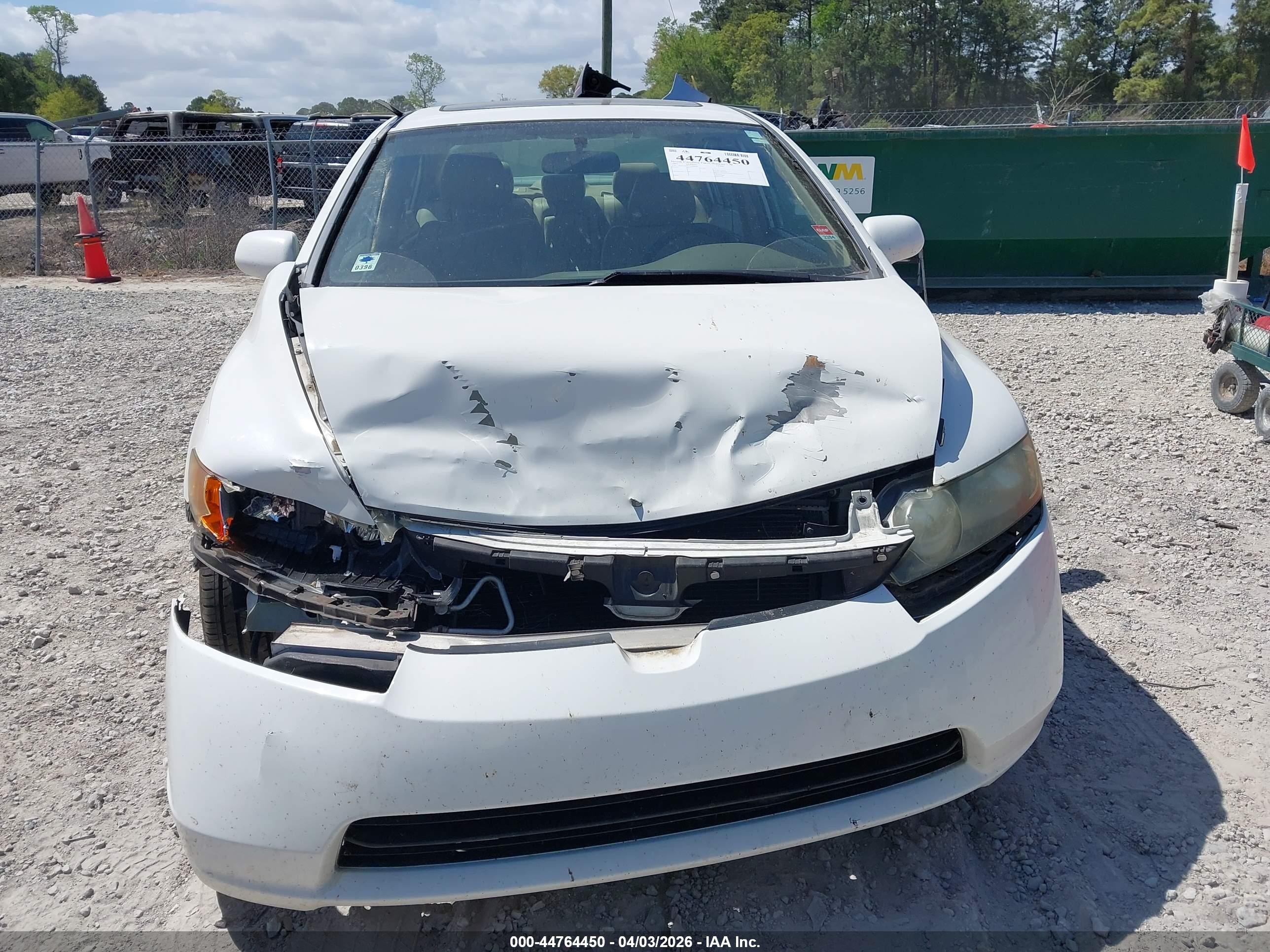 2007 Honda Civic Ex White vin: 1HGFA16897L090690