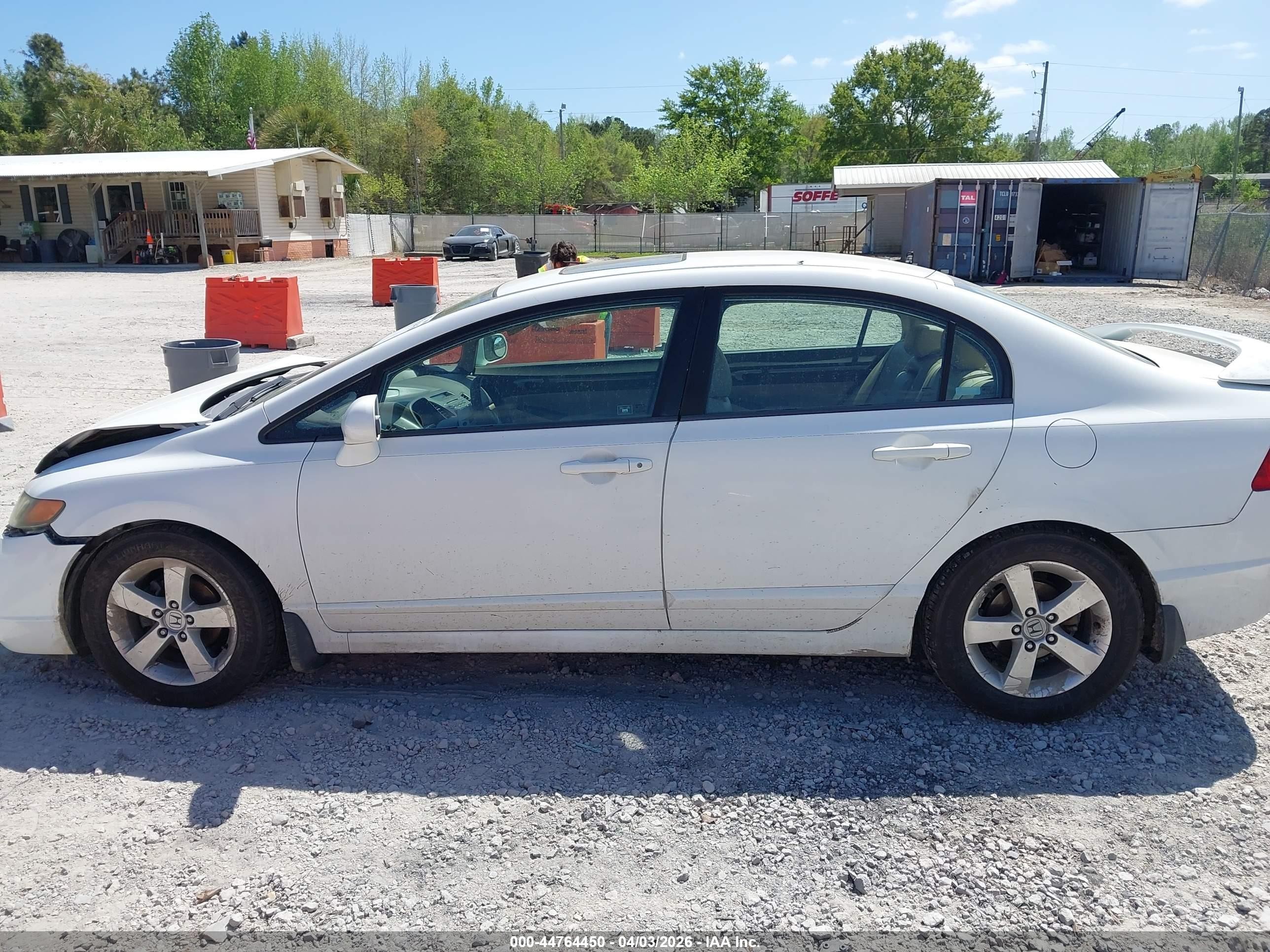 2007 Honda Civic Ex White vin: 1HGFA16897L090690