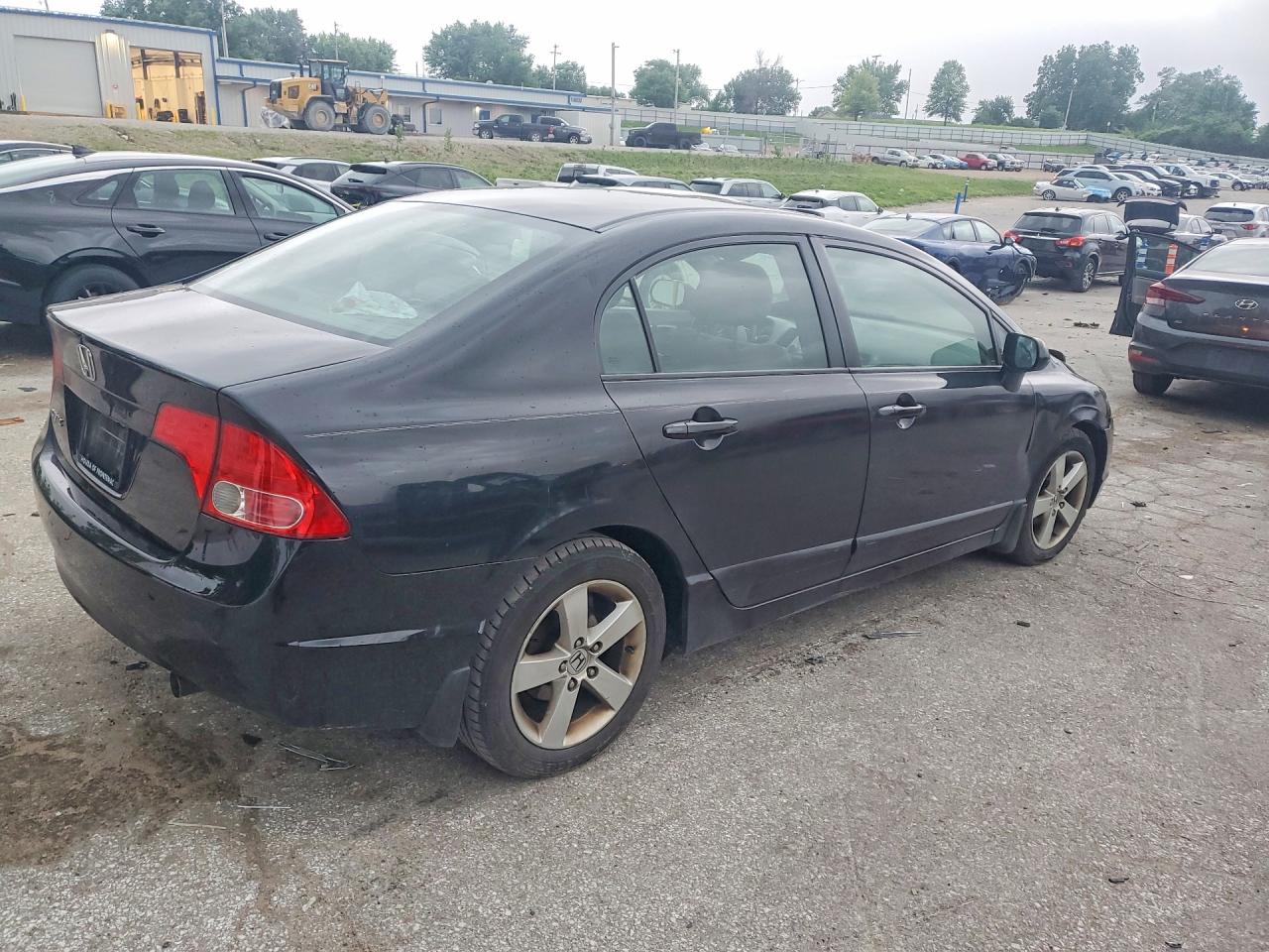 2007 Honda Civic Ex Black vin: 1HGFA16897L109819