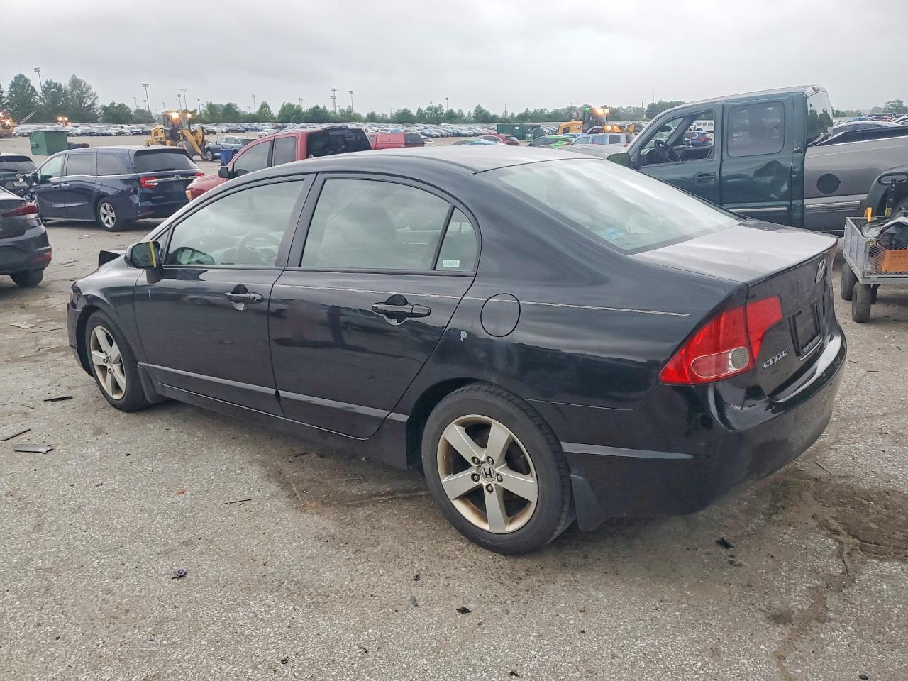 2007 Honda Civic Ex Black vin: 1HGFA16897L109819