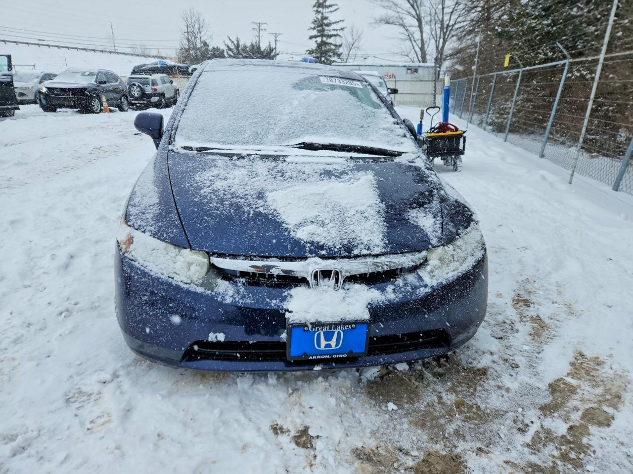 2007 Honda Civic Ex Blue vin: 1HGFA16897L111635