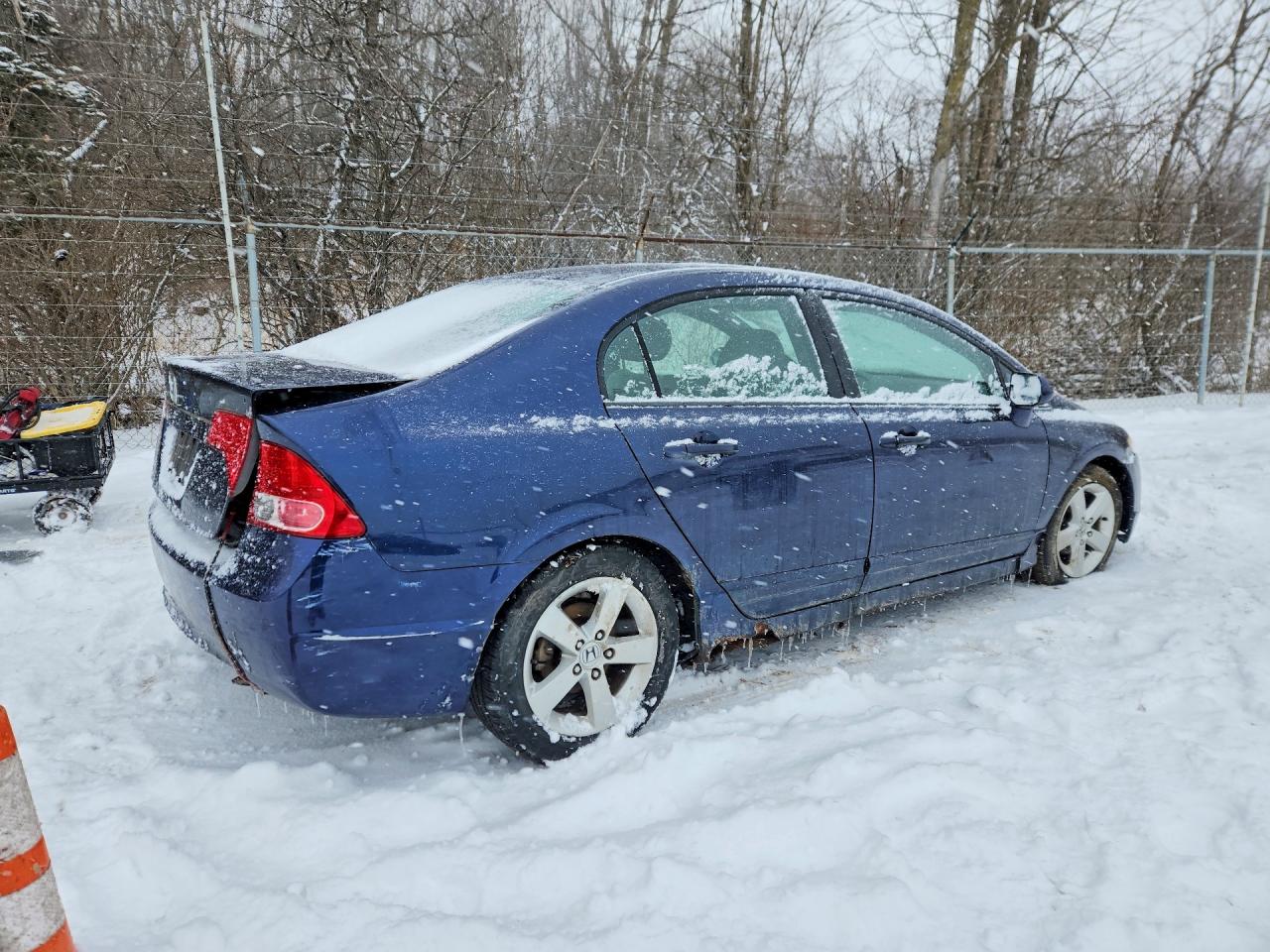 2007 Honda Civic Ex Blue vin: 1HGFA16897L111635