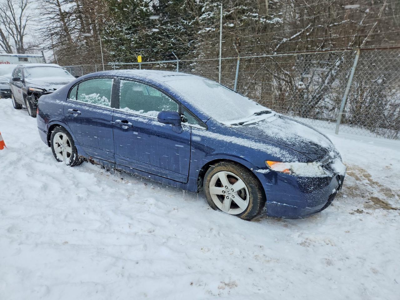 2007 Honda Civic Ex Blue vin: 1HGFA16897L111635
