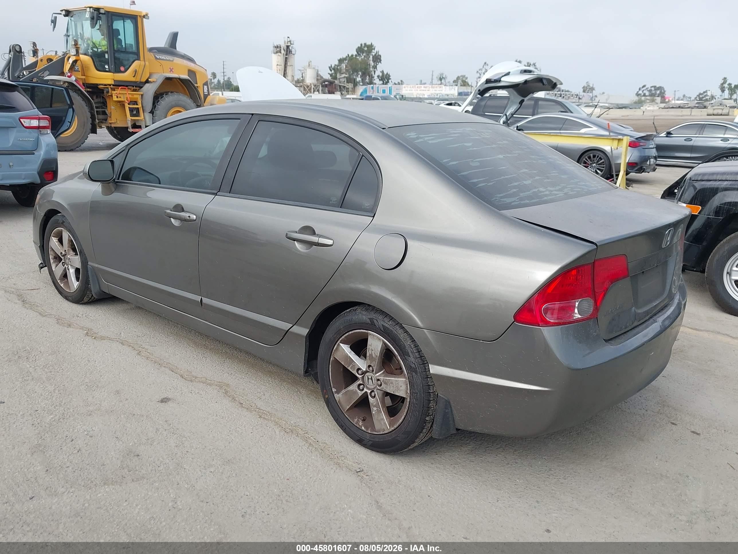2008 Honda Civic Ex Gray vin: 1HGFA16898L036100