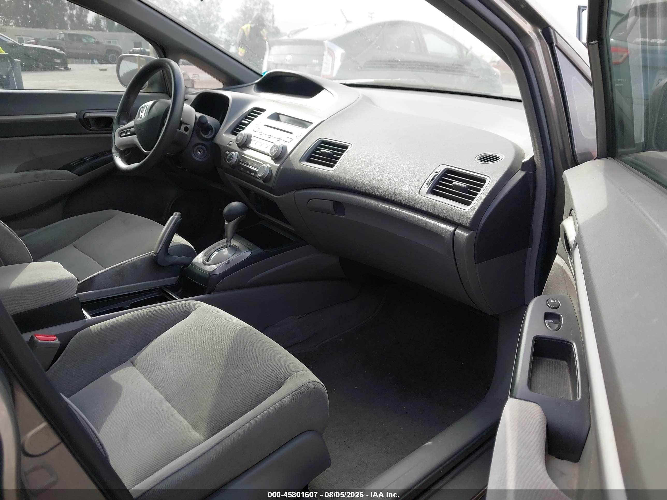 2008 Honda Civic Ex Gray vin: 1HGFA16898L036100