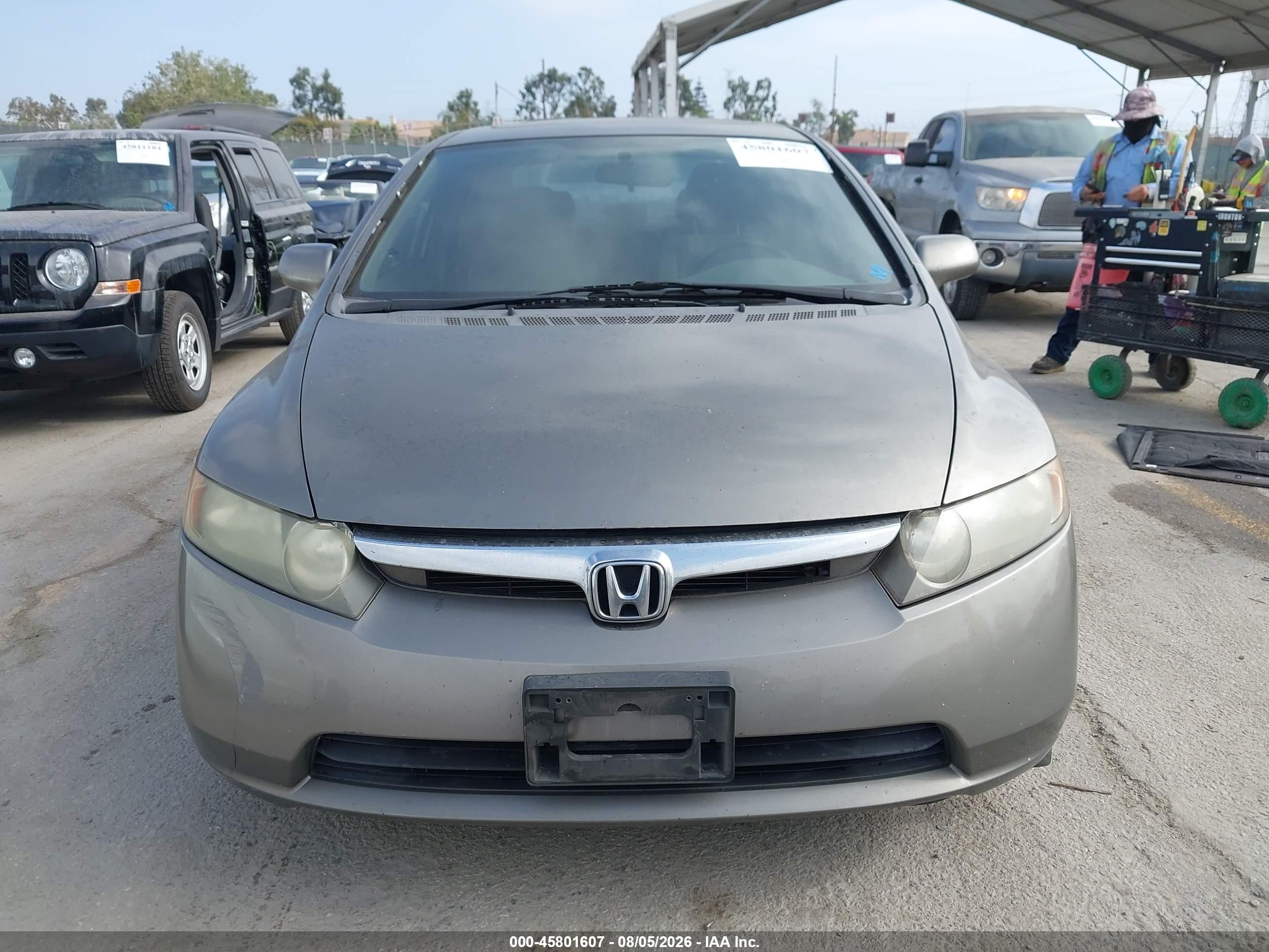 2008 Honda Civic Ex Gray vin: 1HGFA16898L036100