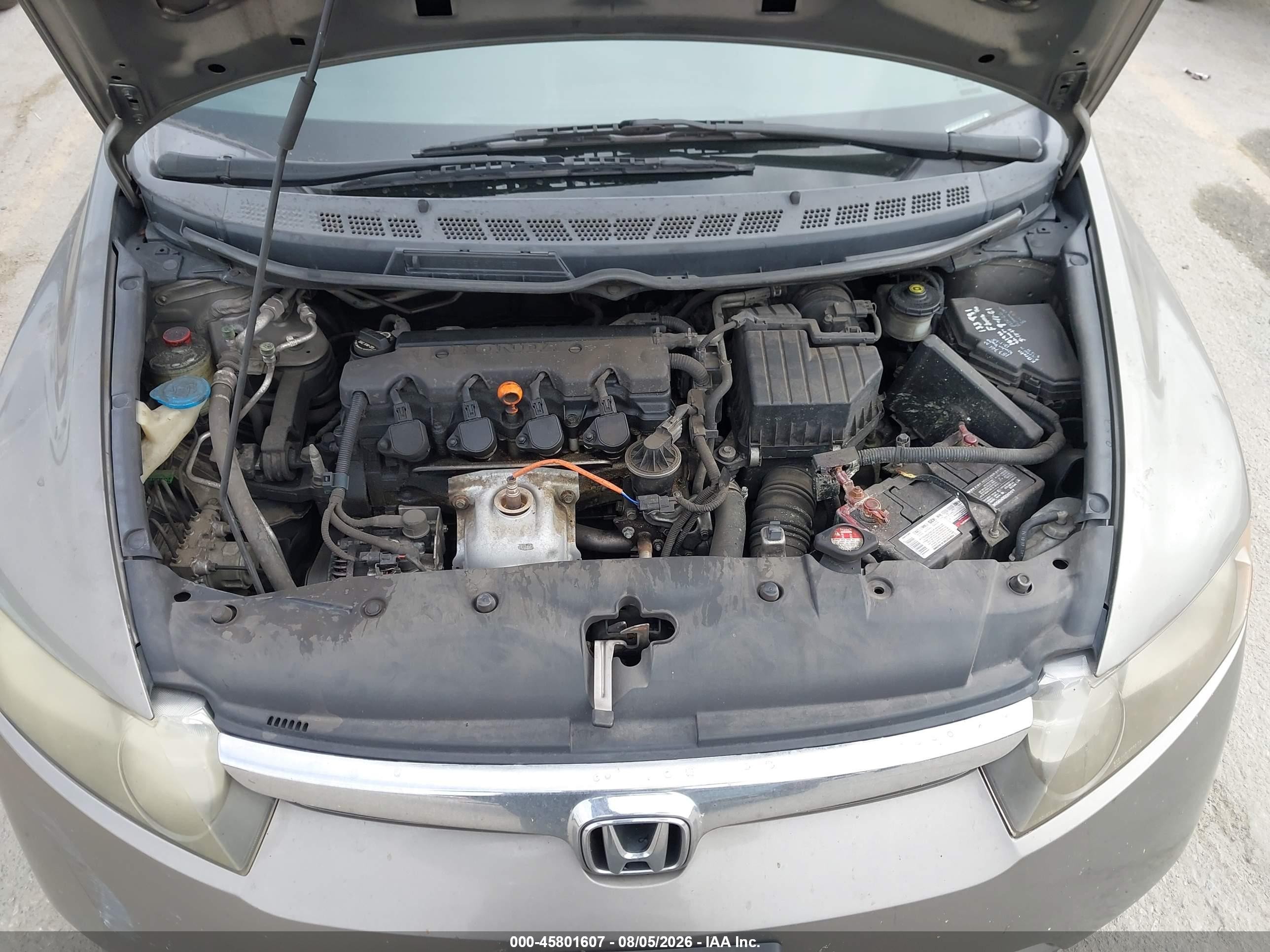 2008 Honda Civic Ex Gray vin: 1HGFA16898L036100