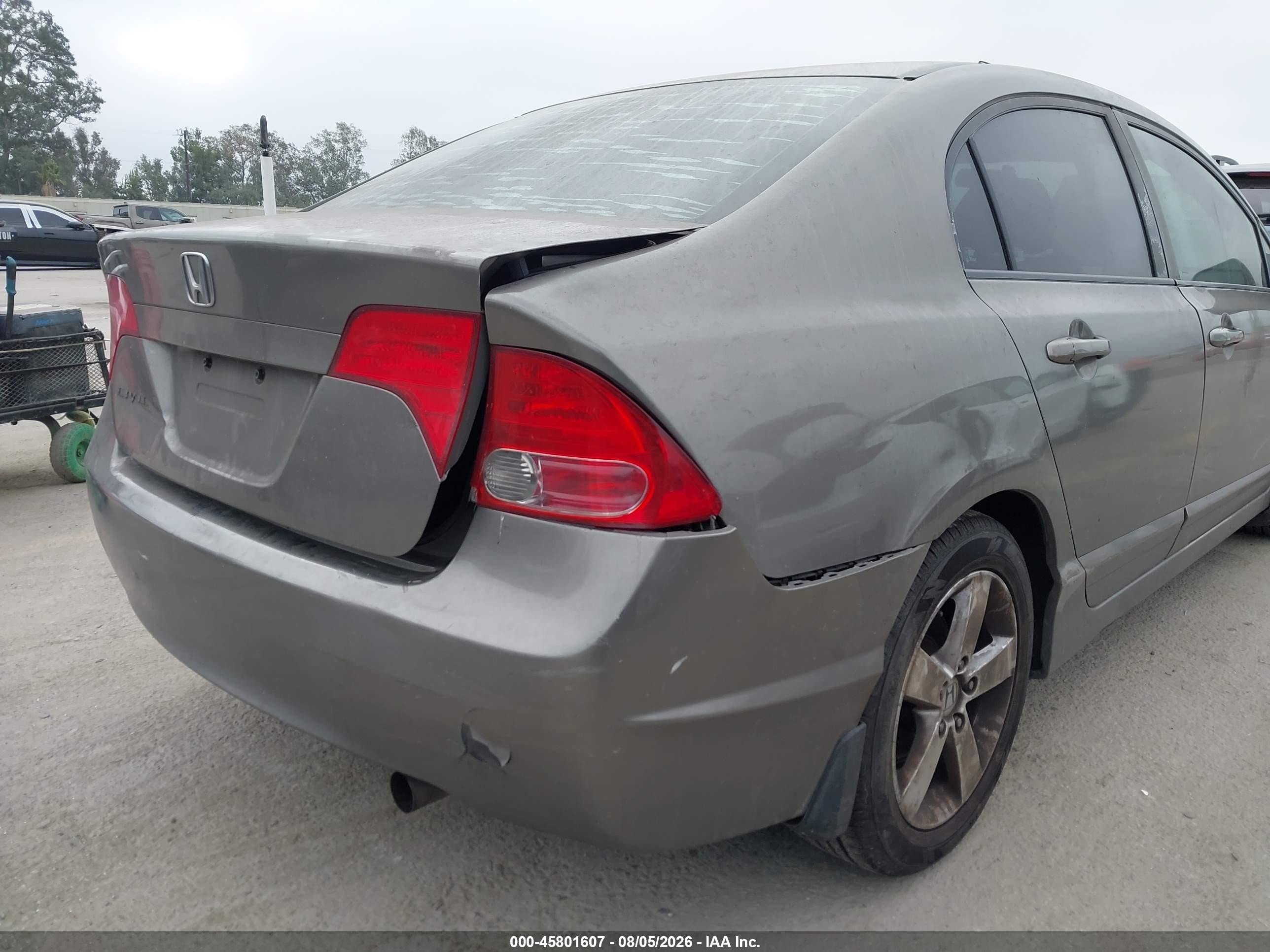 2008 Honda Civic Ex Gray vin: 1HGFA16898L036100
