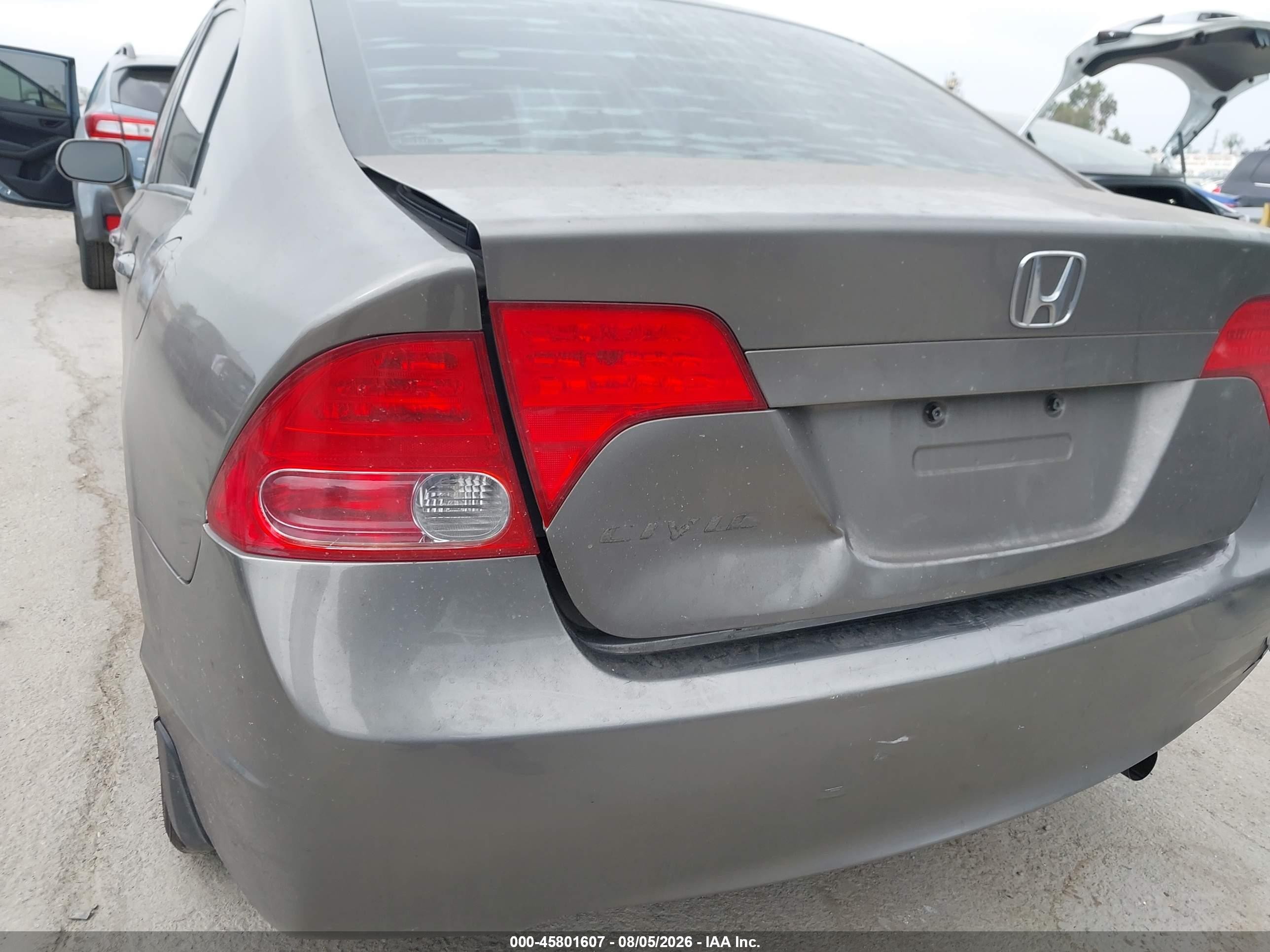 2008 Honda Civic Ex Gray vin: 1HGFA16898L036100
