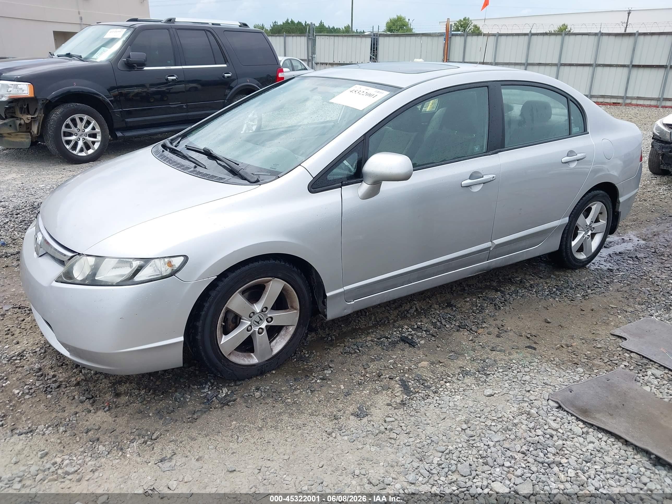 2008 Honda Civic Ex Silver vin: 1HGFA16898L039448