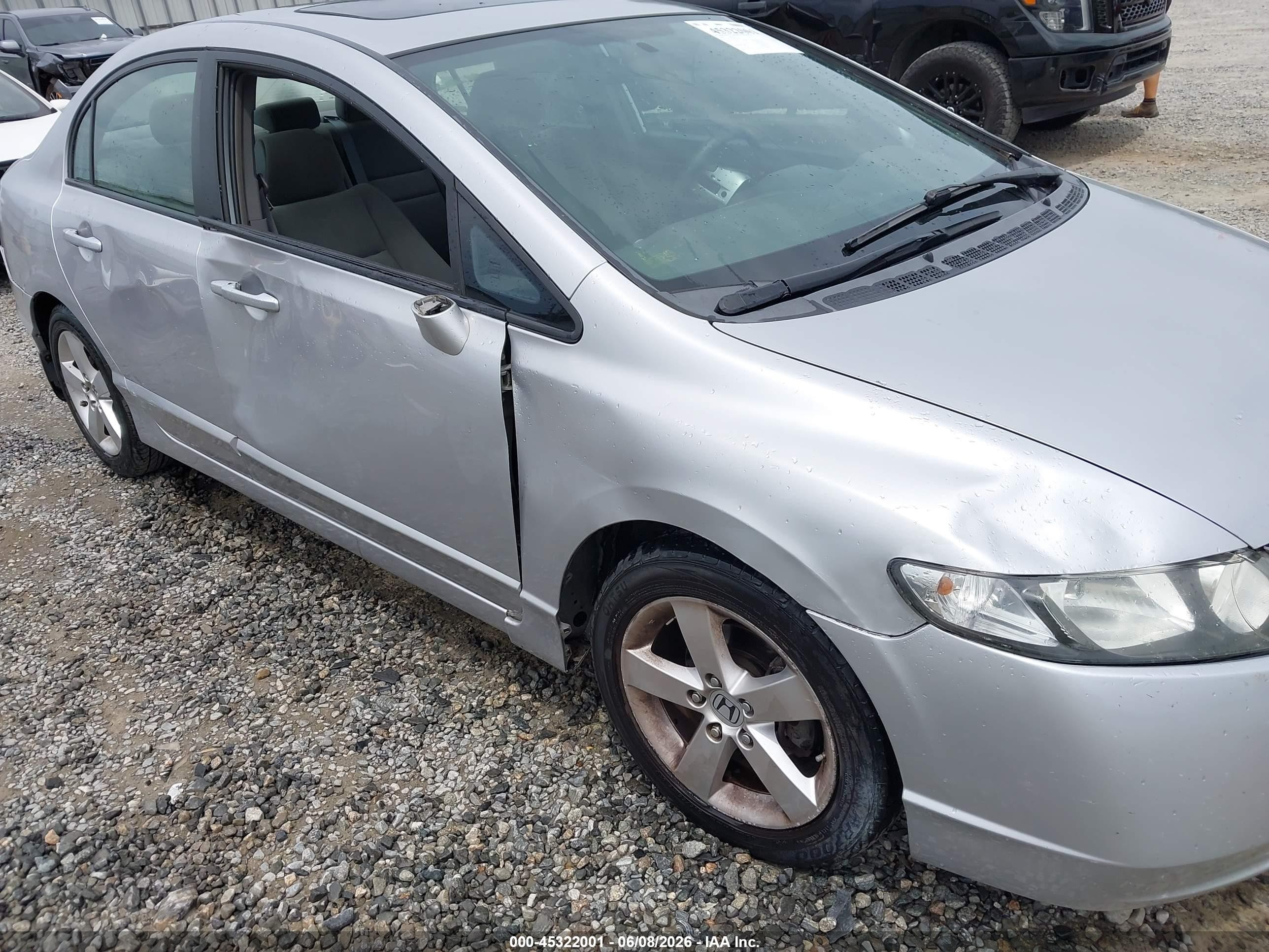 2008 Honda Civic Ex Silver vin: 1HGFA16898L039448