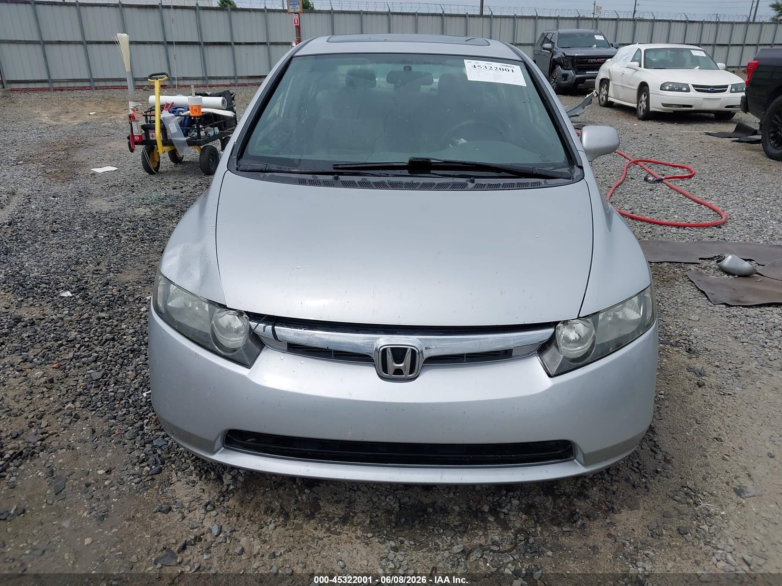 2008 Honda Civic Ex Silver vin: 1HGFA16898L039448