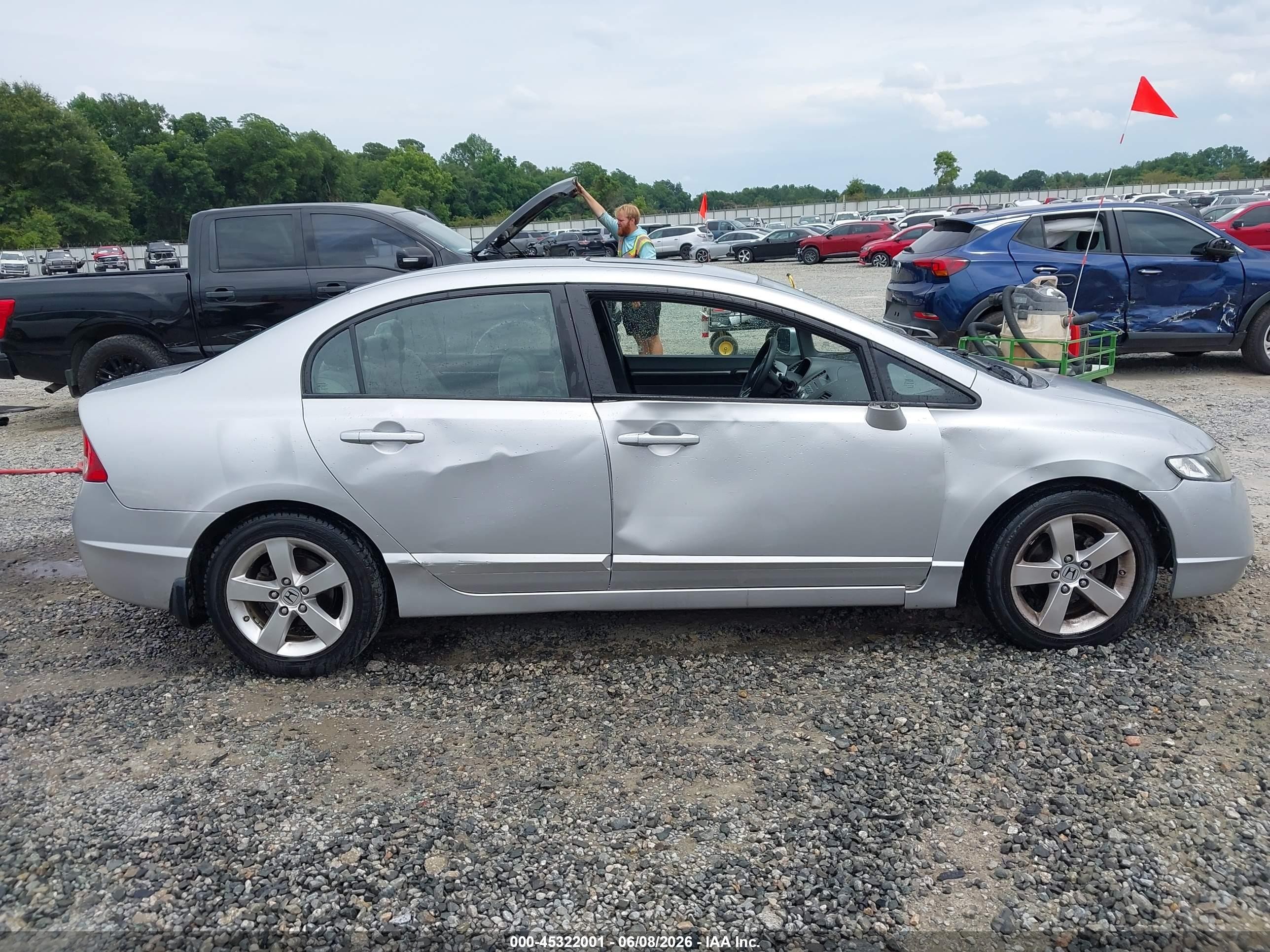 2008 Honda Civic Ex Silver vin: 1HGFA16898L039448