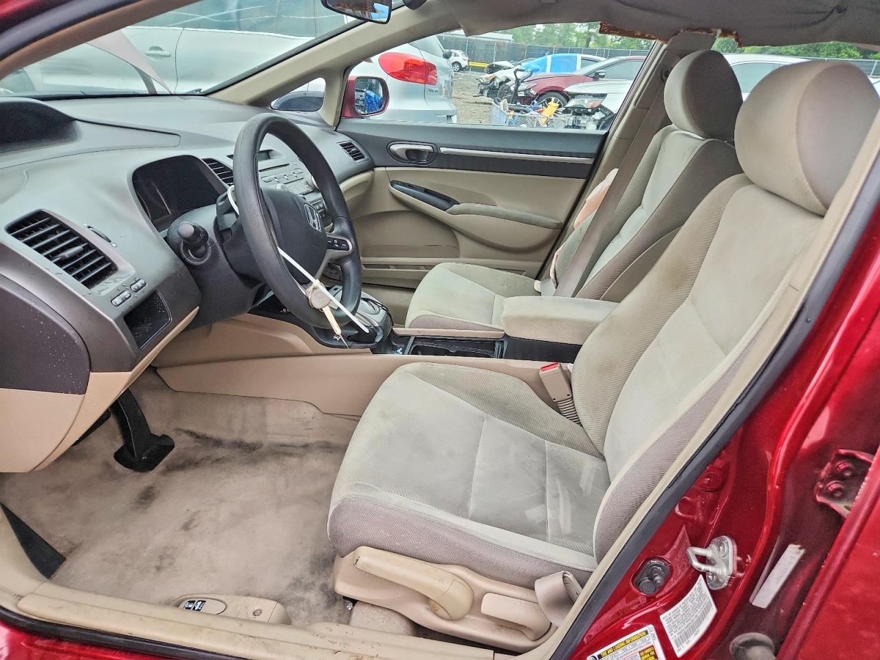 2009 Honda Civic Ex Red vin: 1HGFA16899L001168