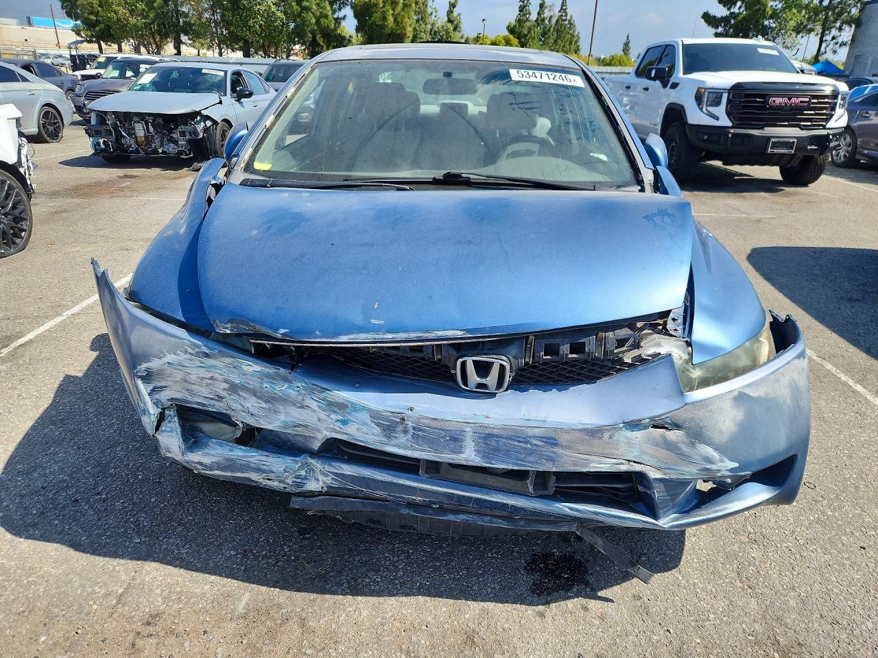 2009 Honda Civic Ex Blue vin: 1HGFA16899L012283