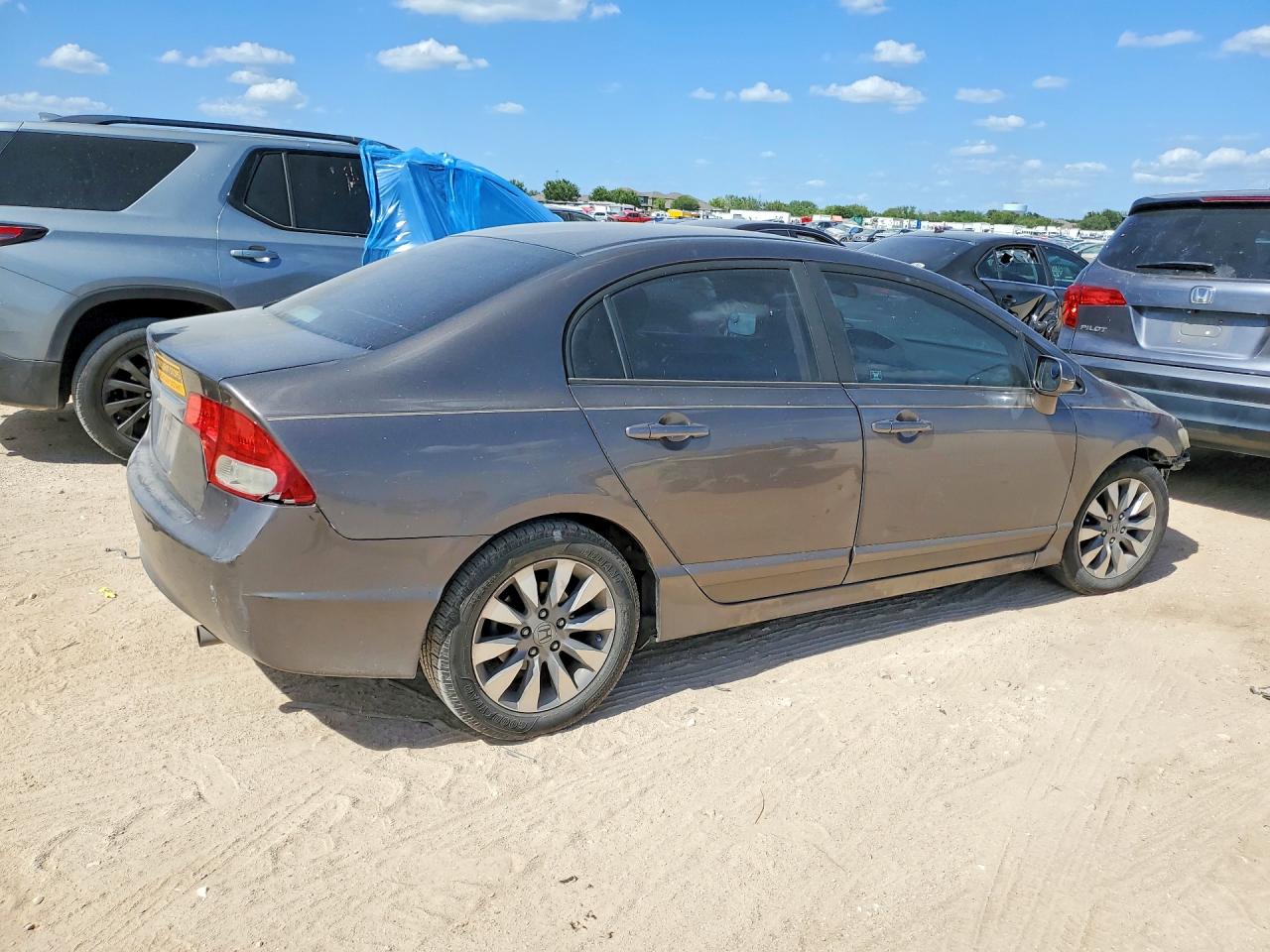 2009 Honda Civic Ex Gray vin: 1HGFA16899L013238