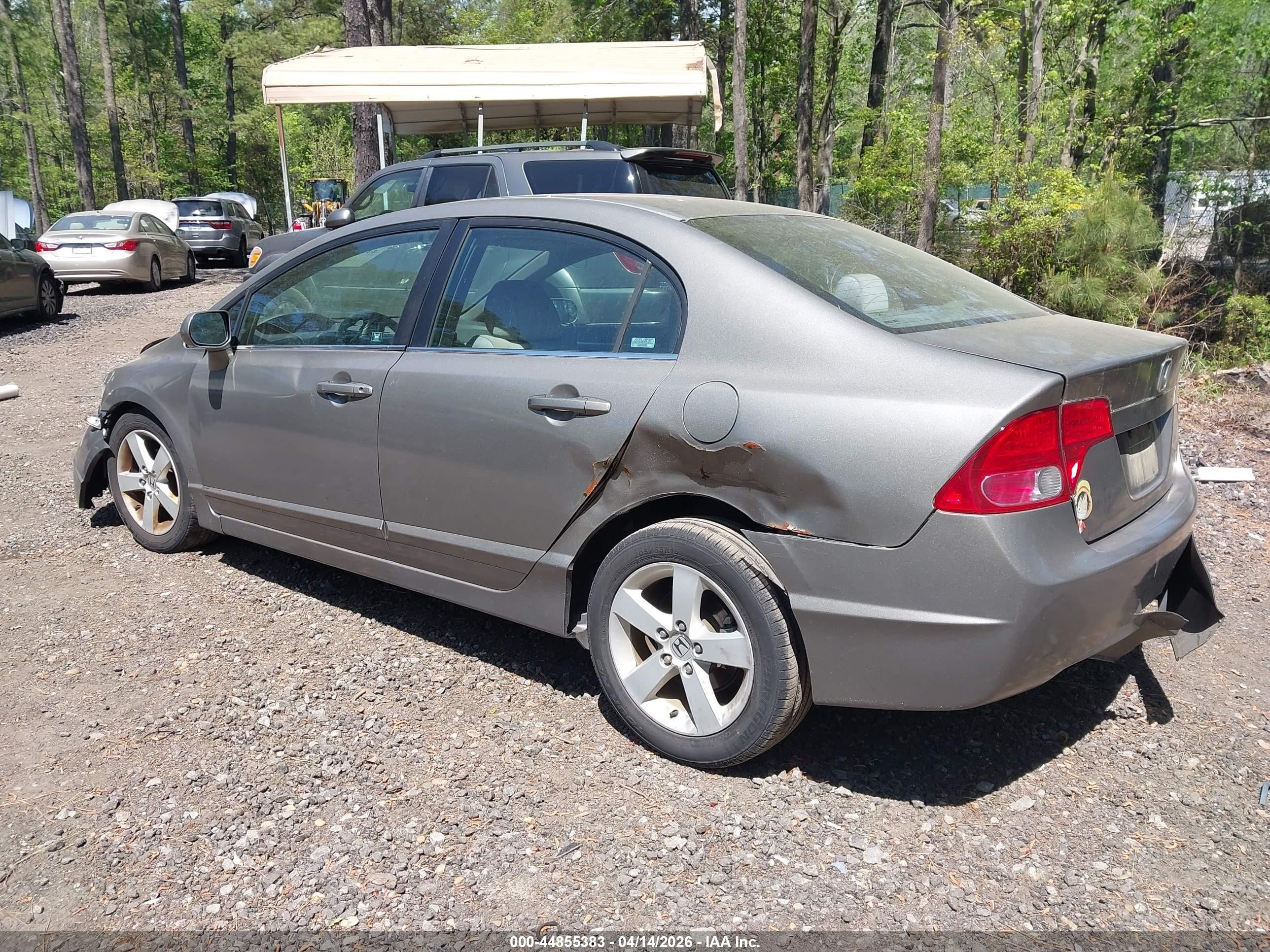2006 Honda Civic Ex Gray vin: 1HGFA168X6L024339