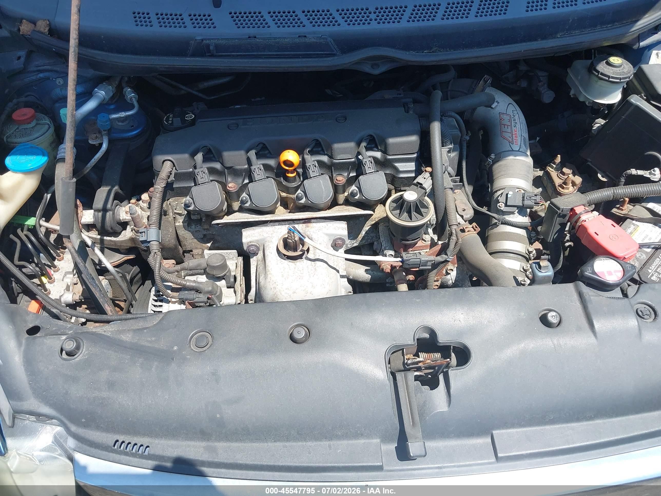 2006 Honda Civic Ex Синий vin: 1HGFA168X6L032165