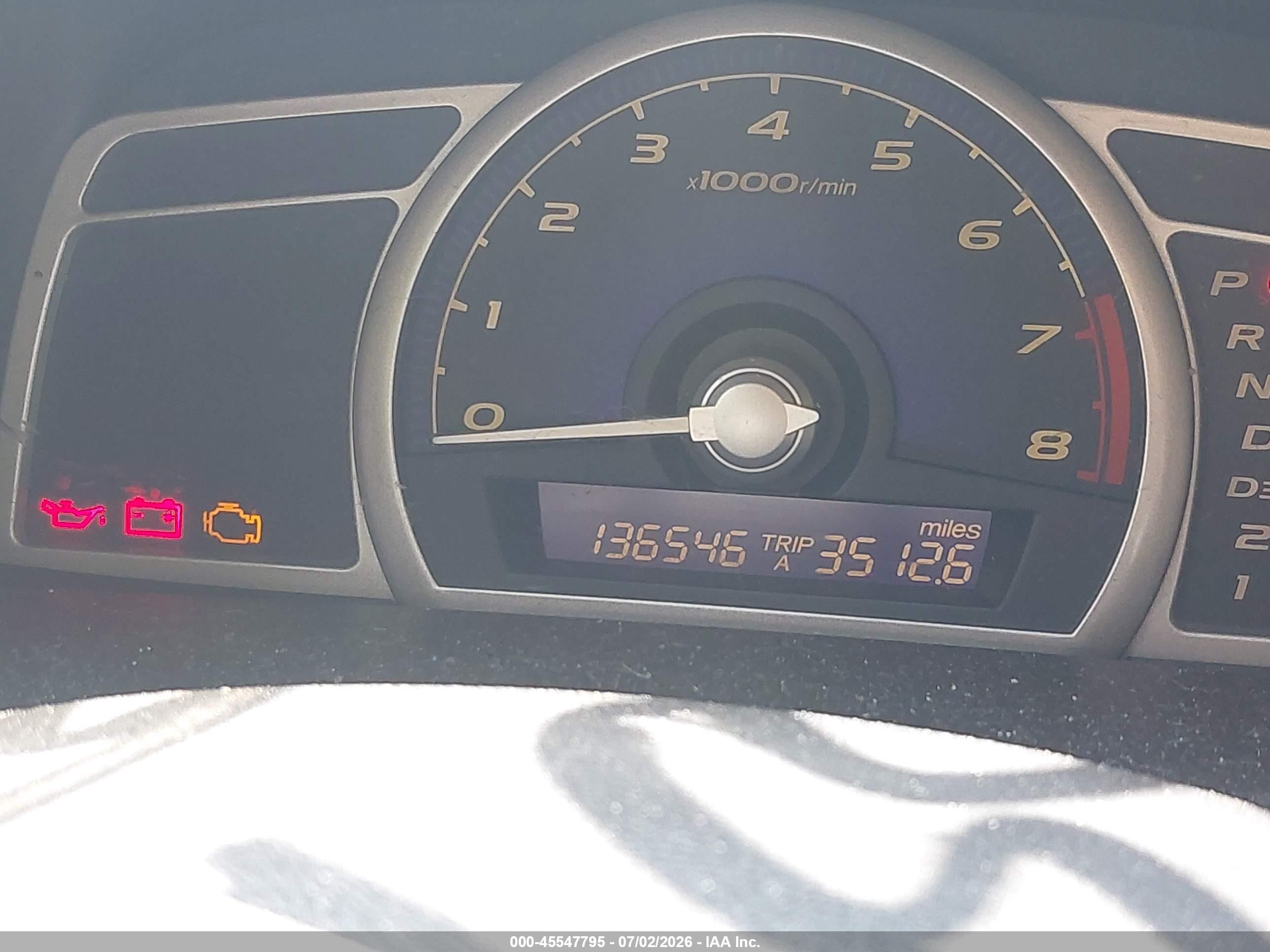 2006 Honda Civic Ex Синий vin: 1HGFA168X6L032165