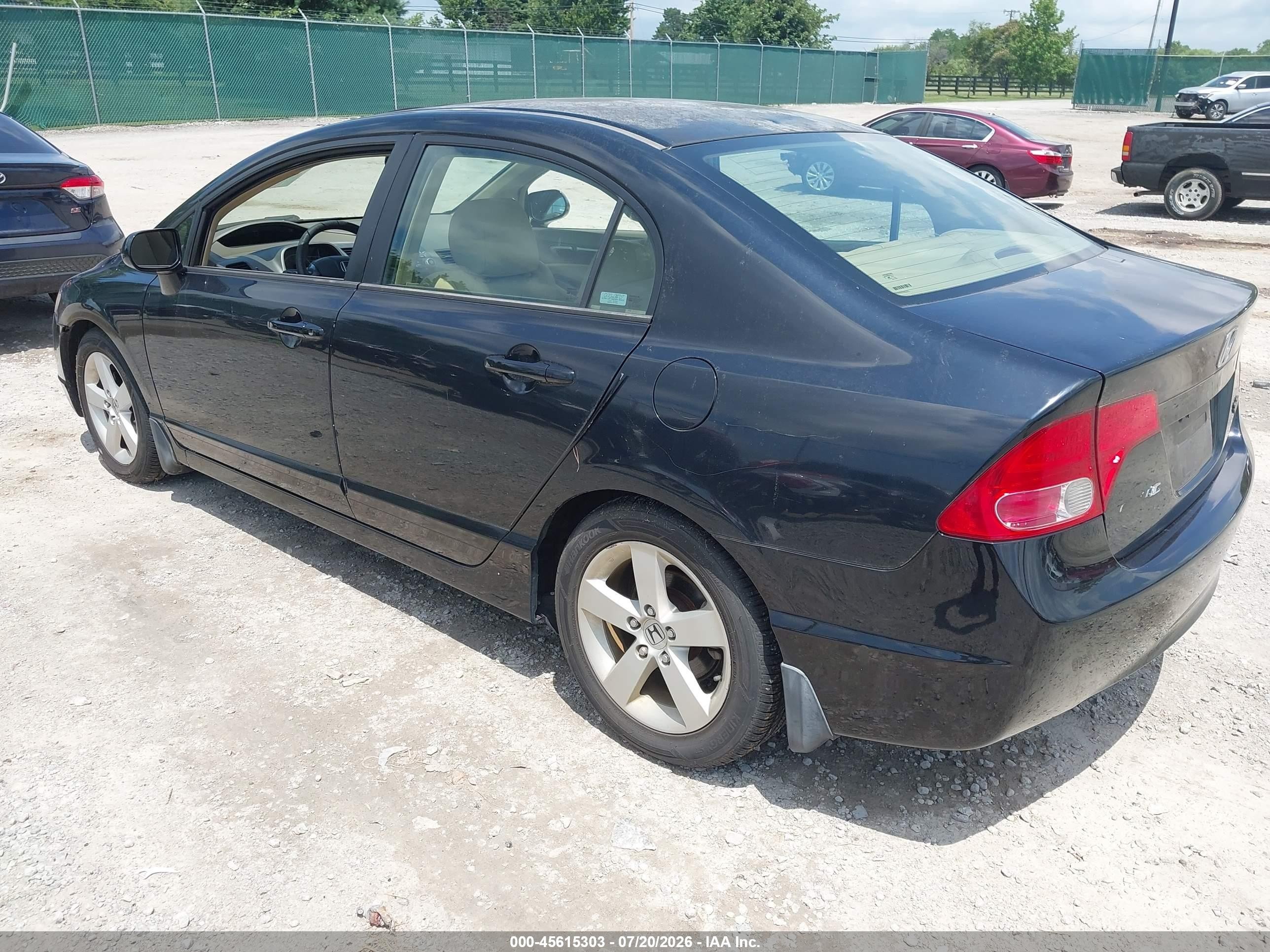 2006 Honda Civic Ex Black vin: 1HGFA168X6L038953