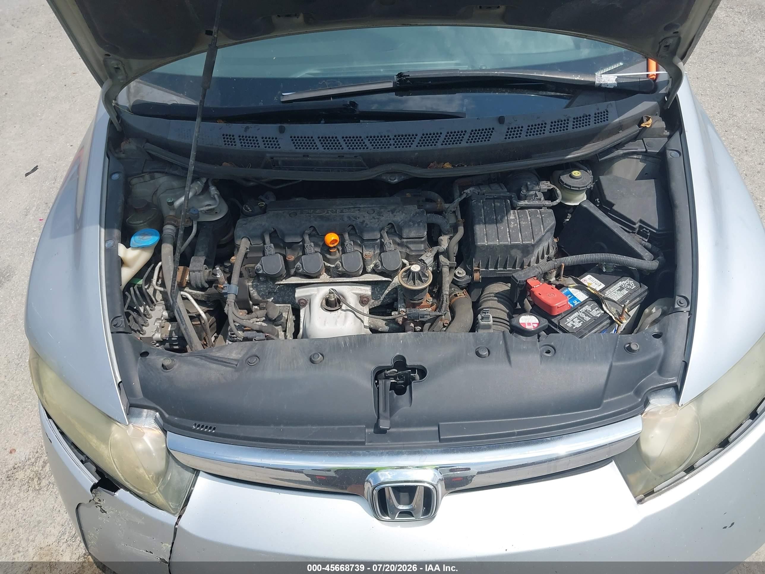 2006 Honda Civic Ex Серебряный vin: 1HGFA168X6L060466