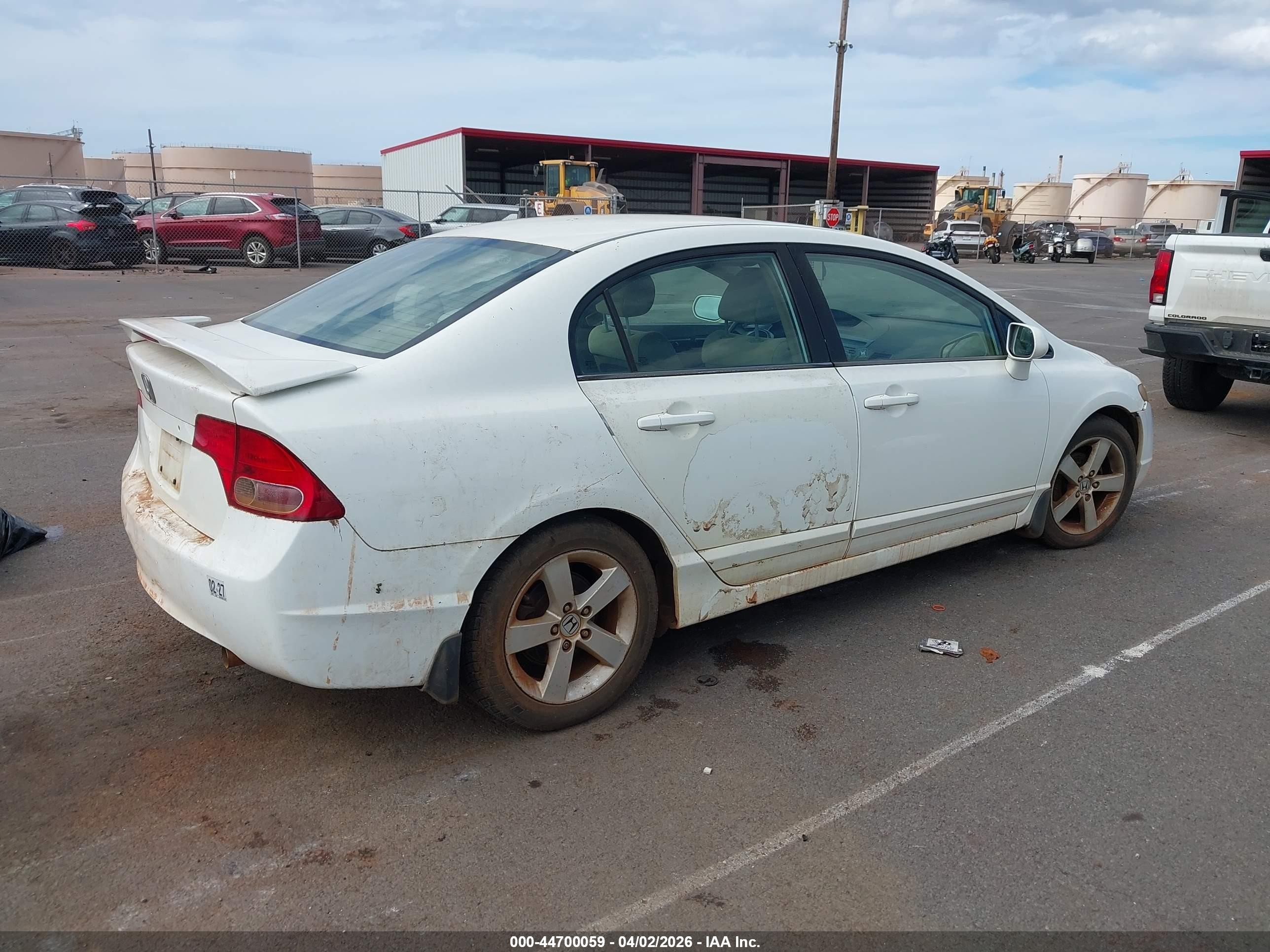 2006 Honda Civic Ex White vin: 1HGFA168X6L111478