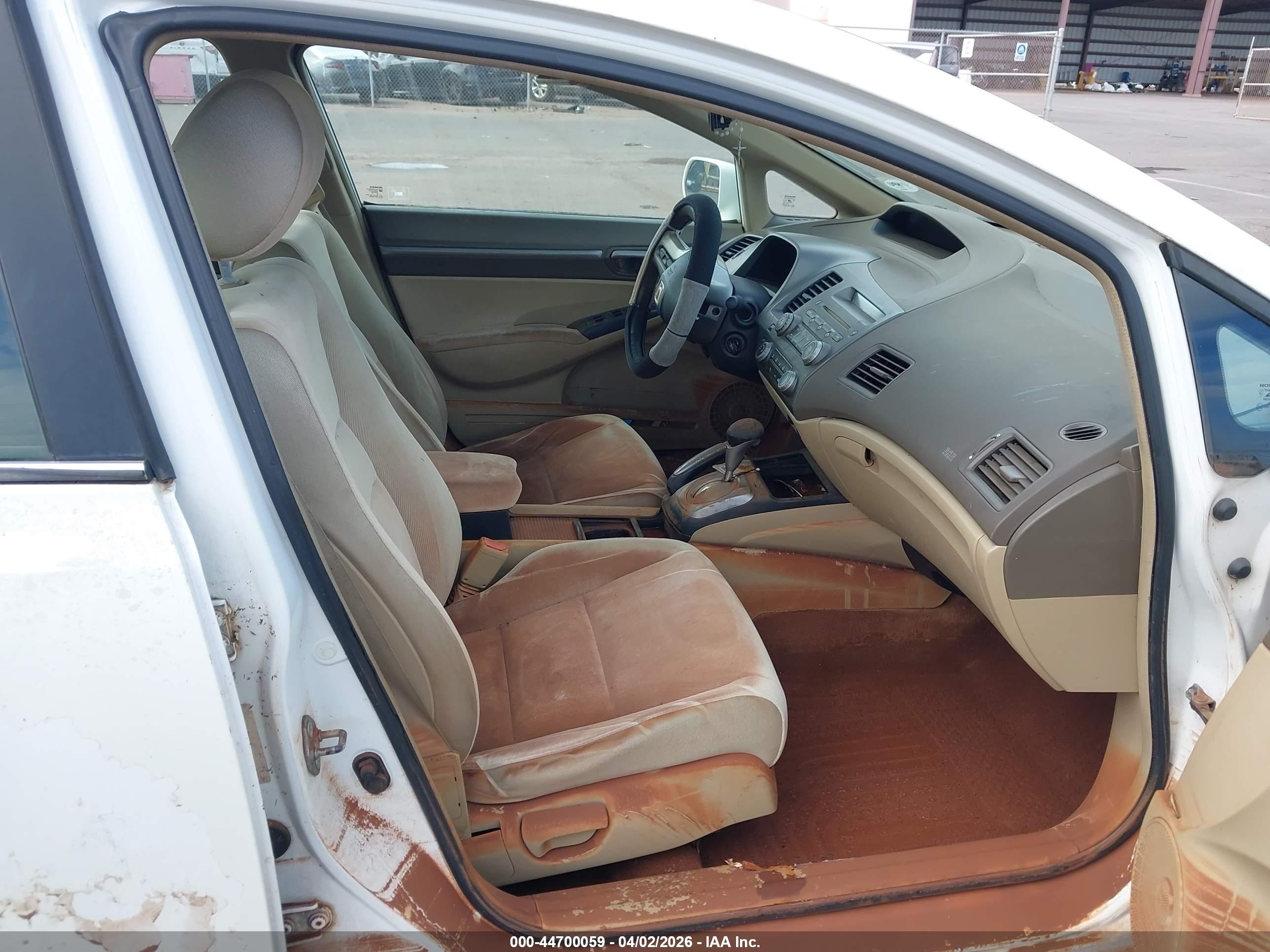 2006 Honda Civic Ex White vin: 1HGFA168X6L111478