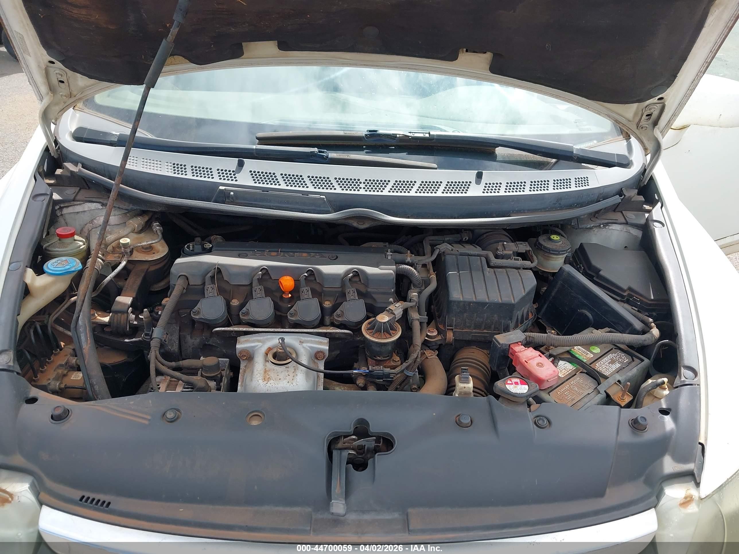 2006 Honda Civic Ex White vin: 1HGFA168X6L111478