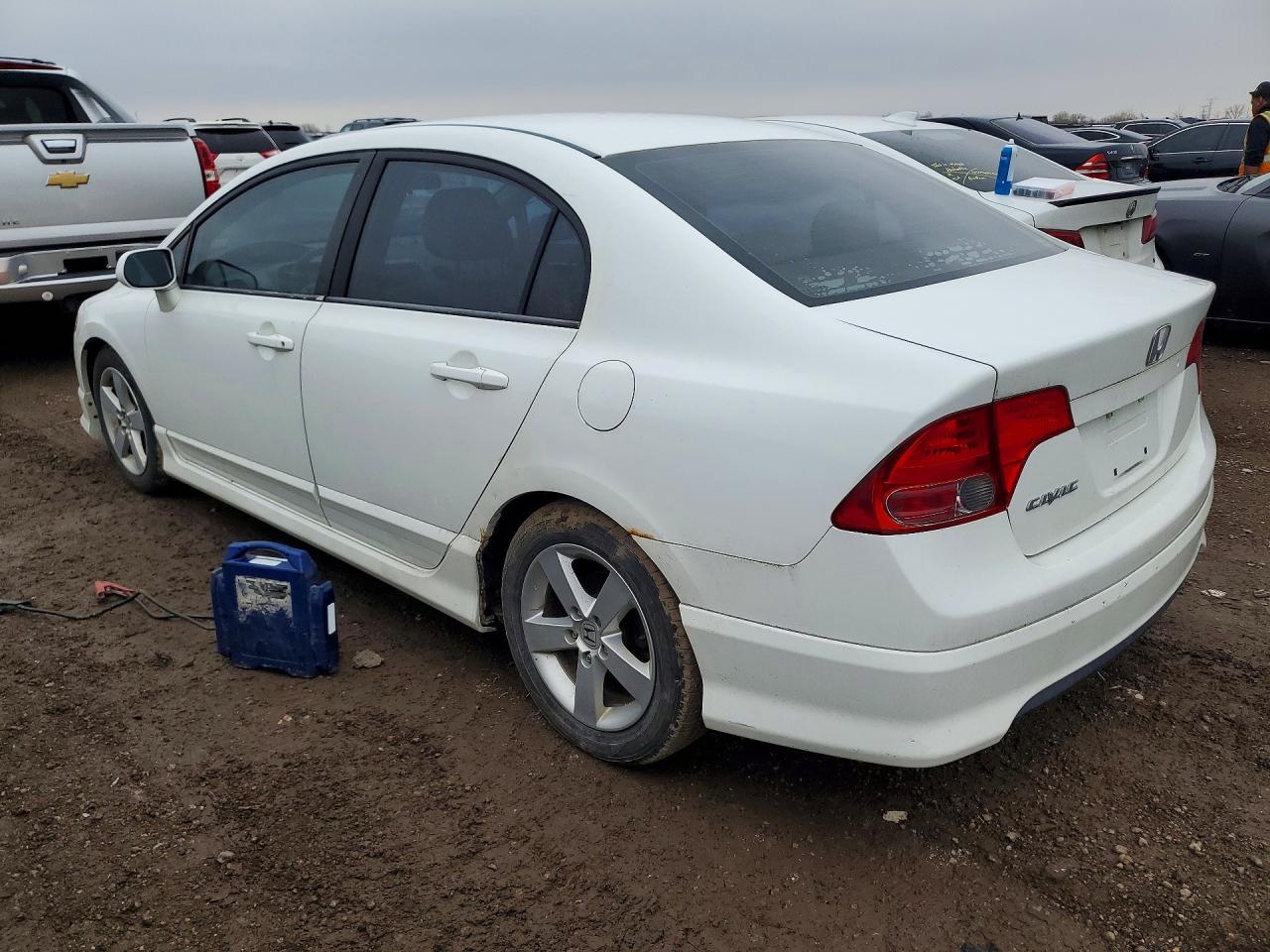 2006 Honda Civic Ex White vin: 1HGFA168X6L118060