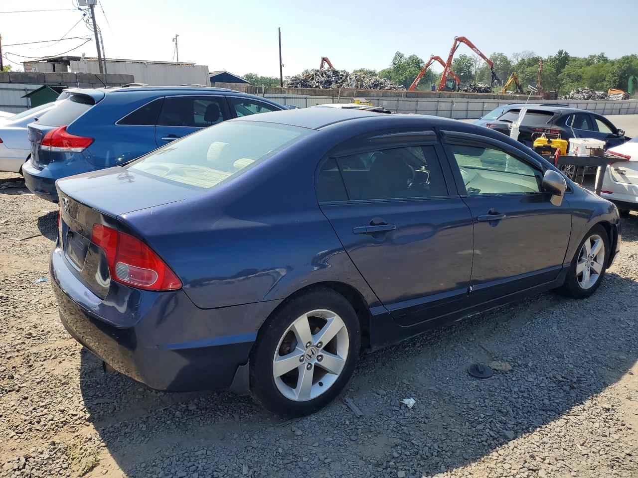 2006 Honda Civic Ex Синий vin: 1HGFA168X6L119838