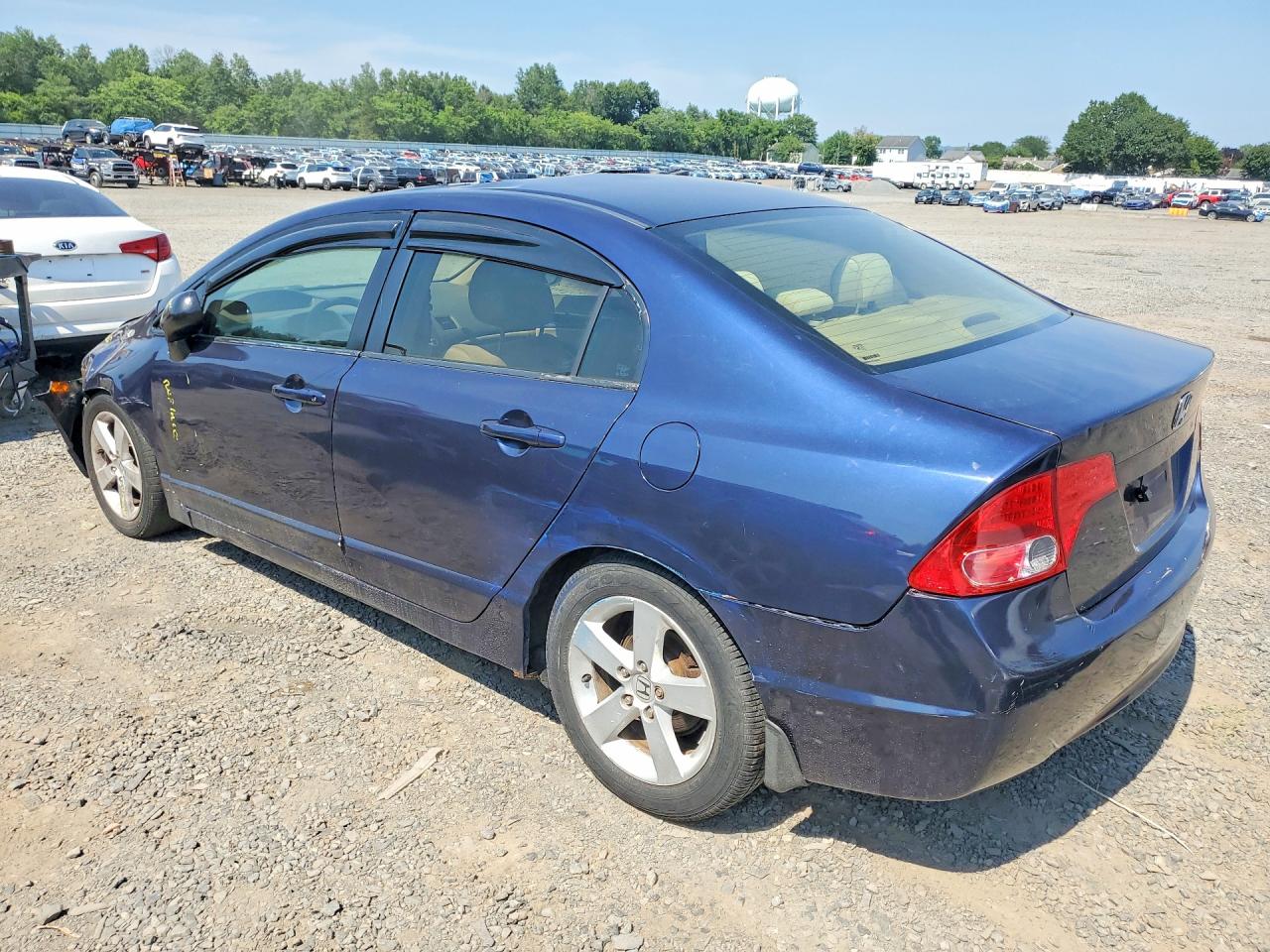 2006 Honda Civic Ex Синий vin: 1HGFA168X6L119838