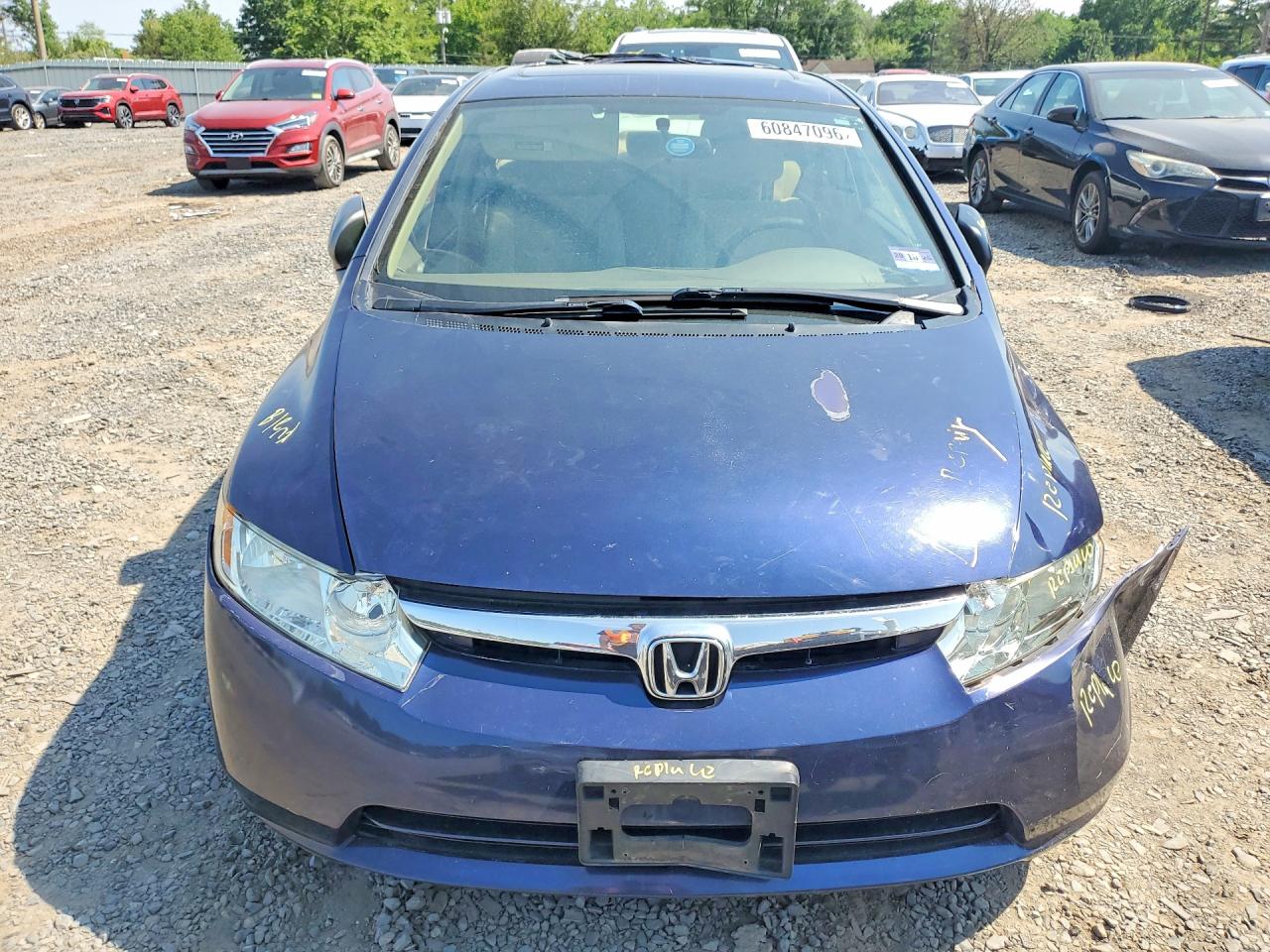 2006 Honda Civic Ex Синий vin: 1HGFA168X6L119838