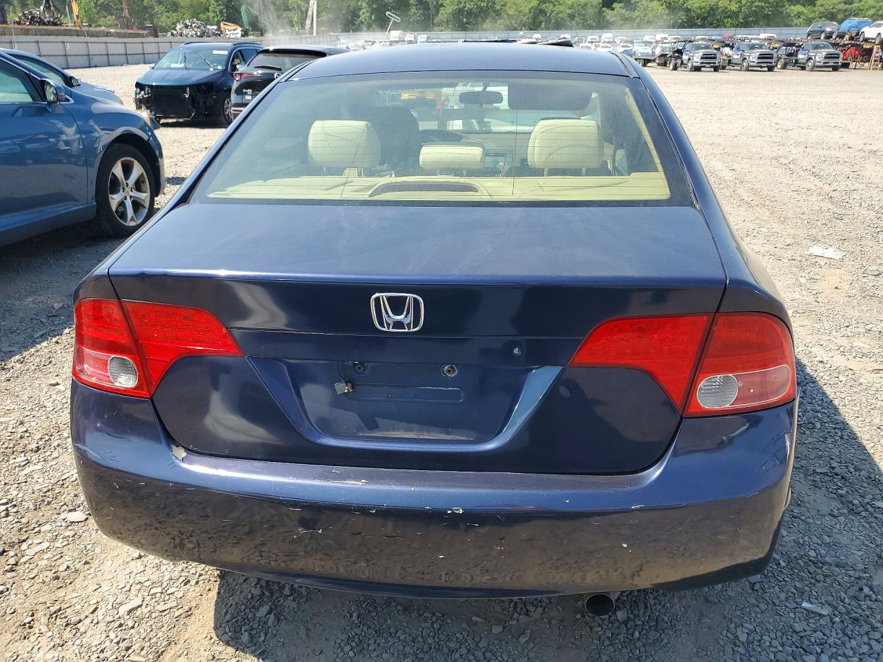 2006 Honda Civic Ex Синий vin: 1HGFA168X6L119838