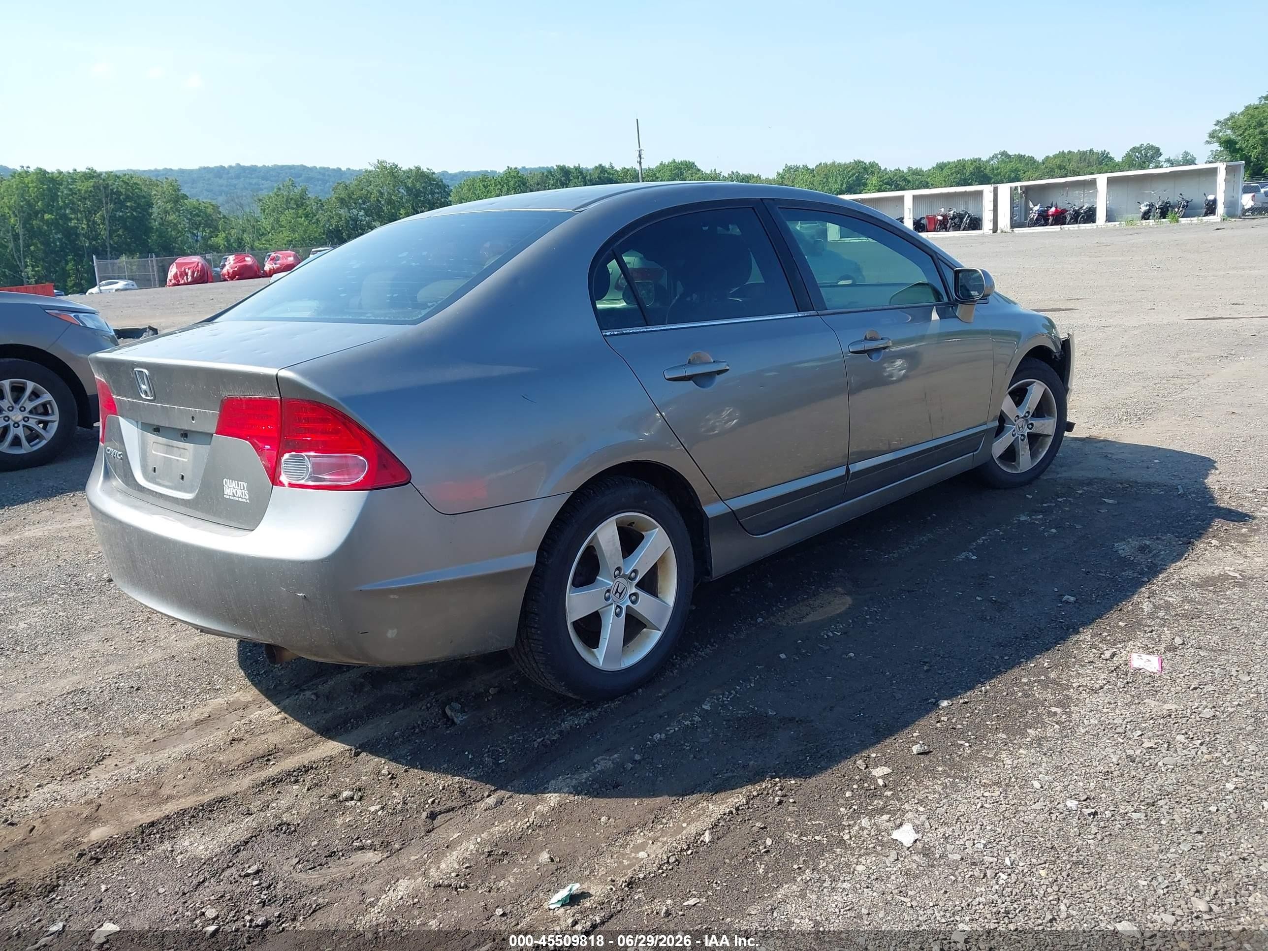 2006 Honda Civic Ex Серый vin: 1HGFA168X6L124263