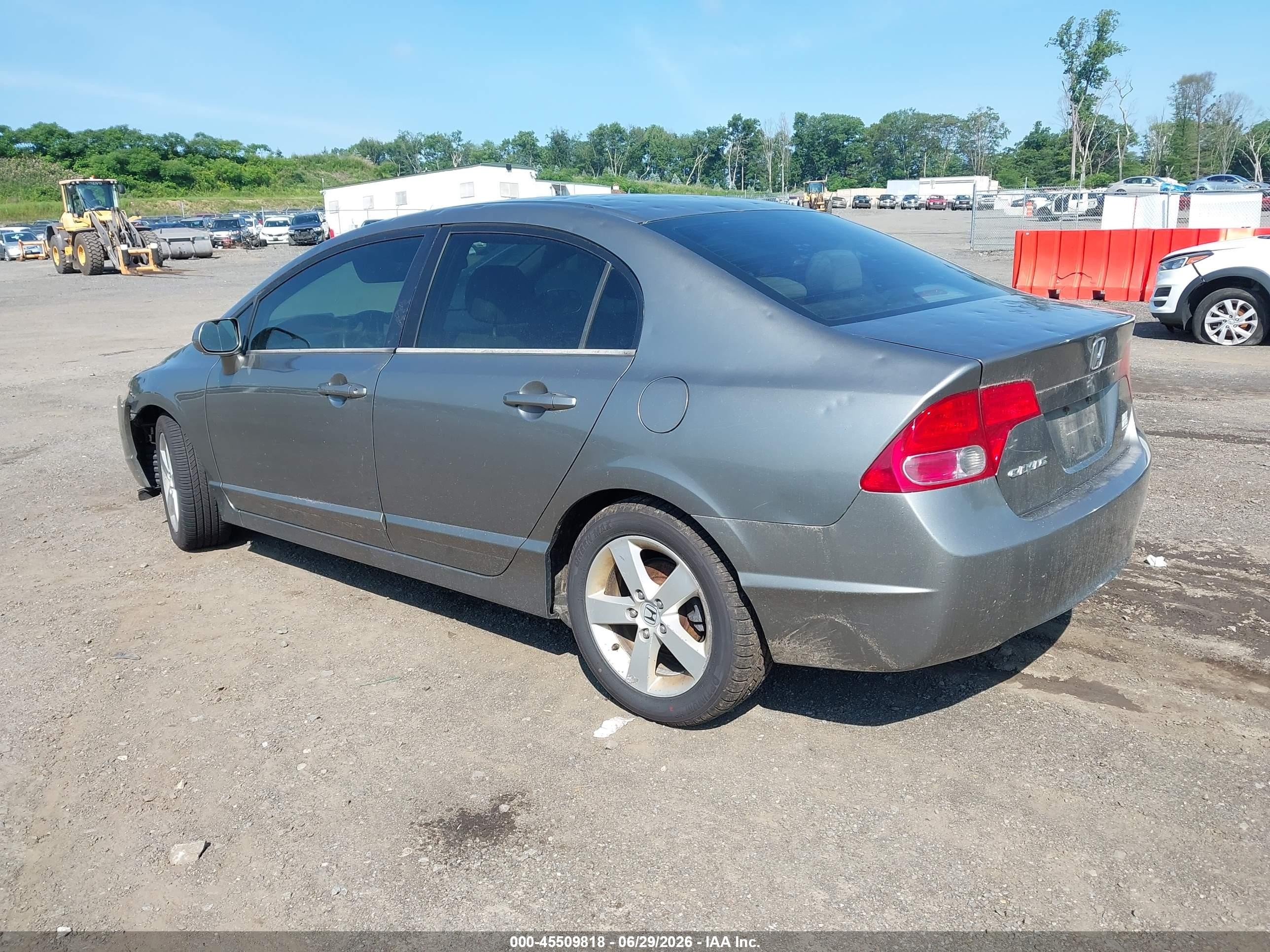 2006 Honda Civic Ex Серый vin: 1HGFA168X6L124263