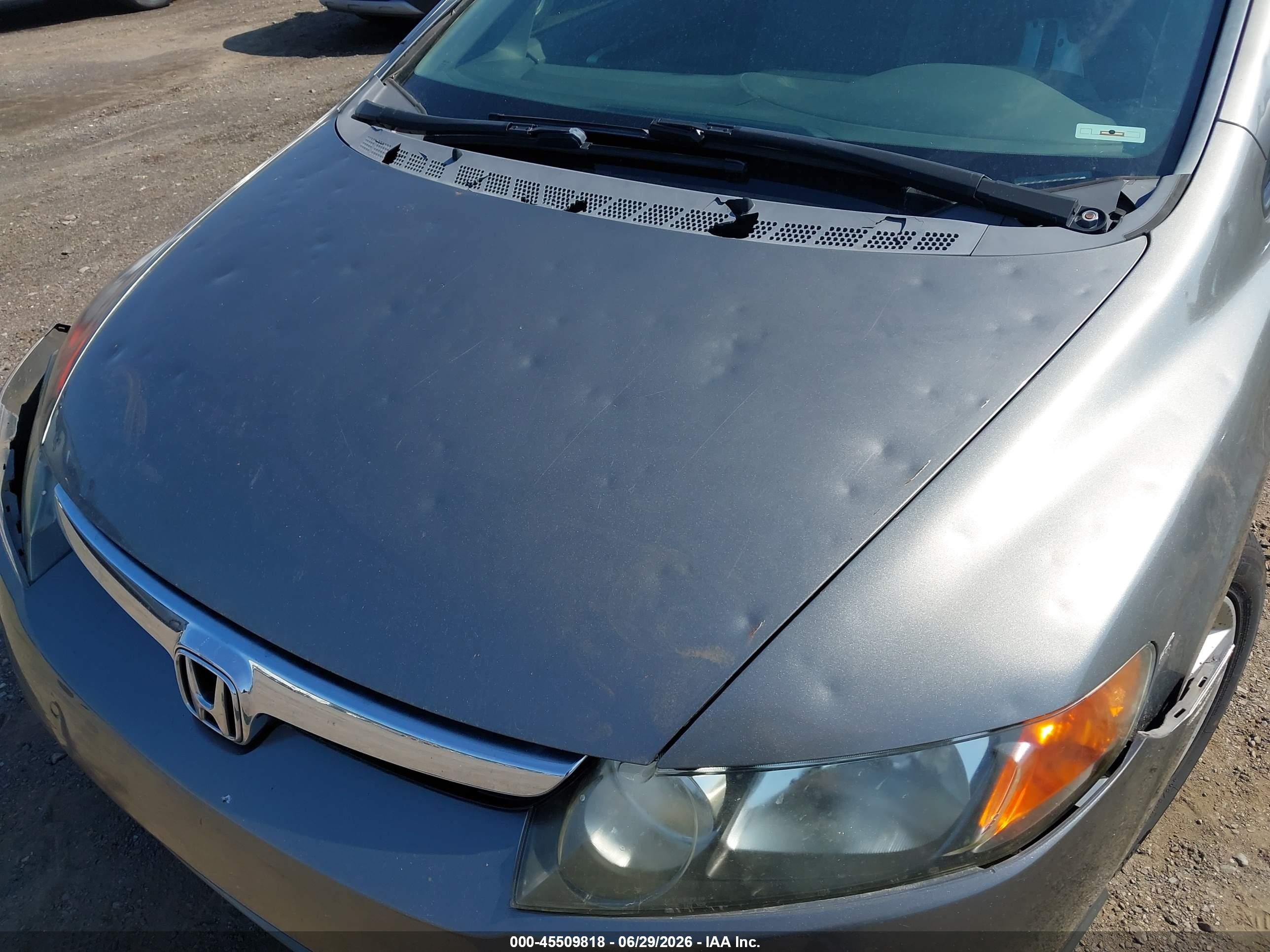 2006 Honda Civic Ex Серый vin: 1HGFA168X6L124263