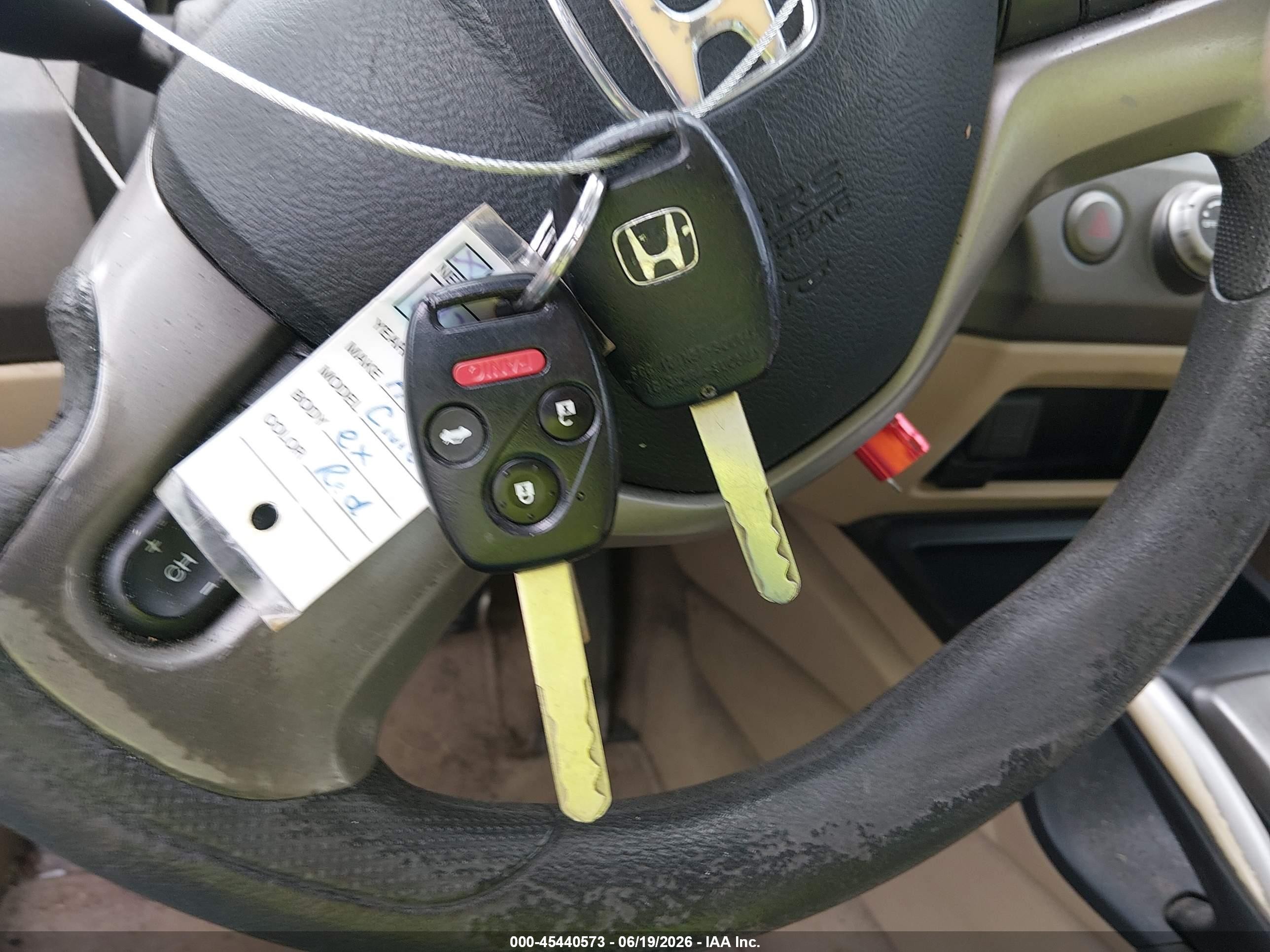 2006 Honda Civic Ex Red vin: 1HGFA168X6L128023