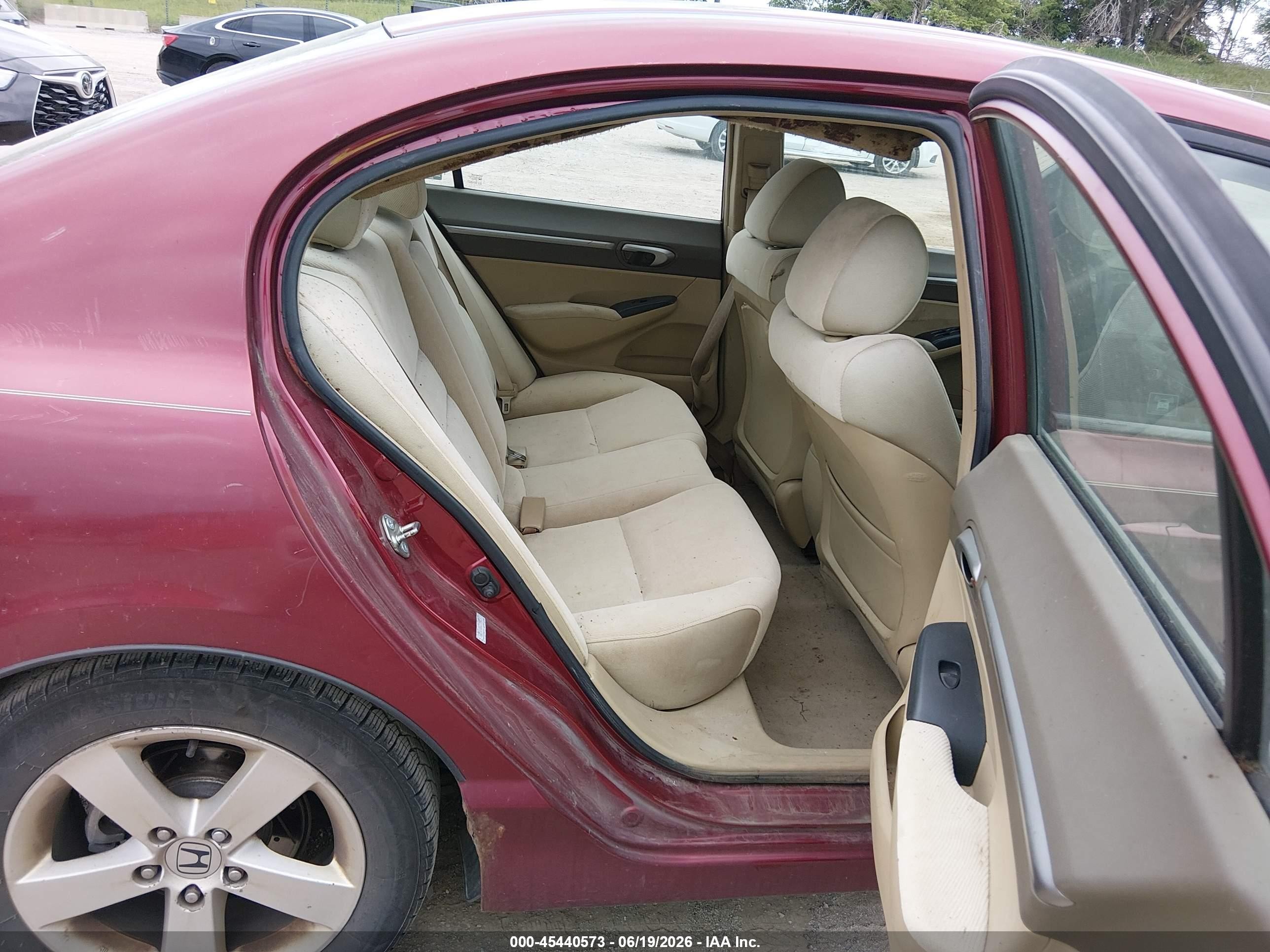2006 Honda Civic Ex Red vin: 1HGFA168X6L128023