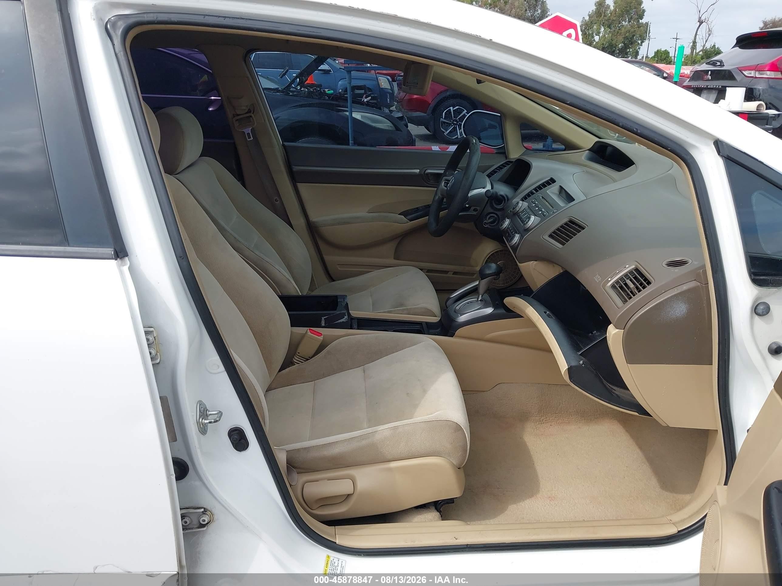2006 Honda Civic Ex White vin: 1HGFA168X6L140978