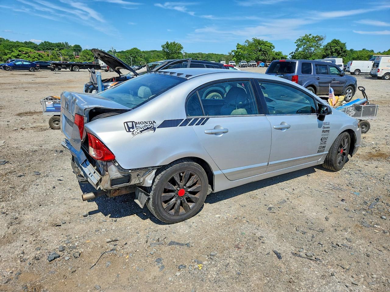 2007 Honda Civic Ex Silver vin: 1HGFA168X7L009292