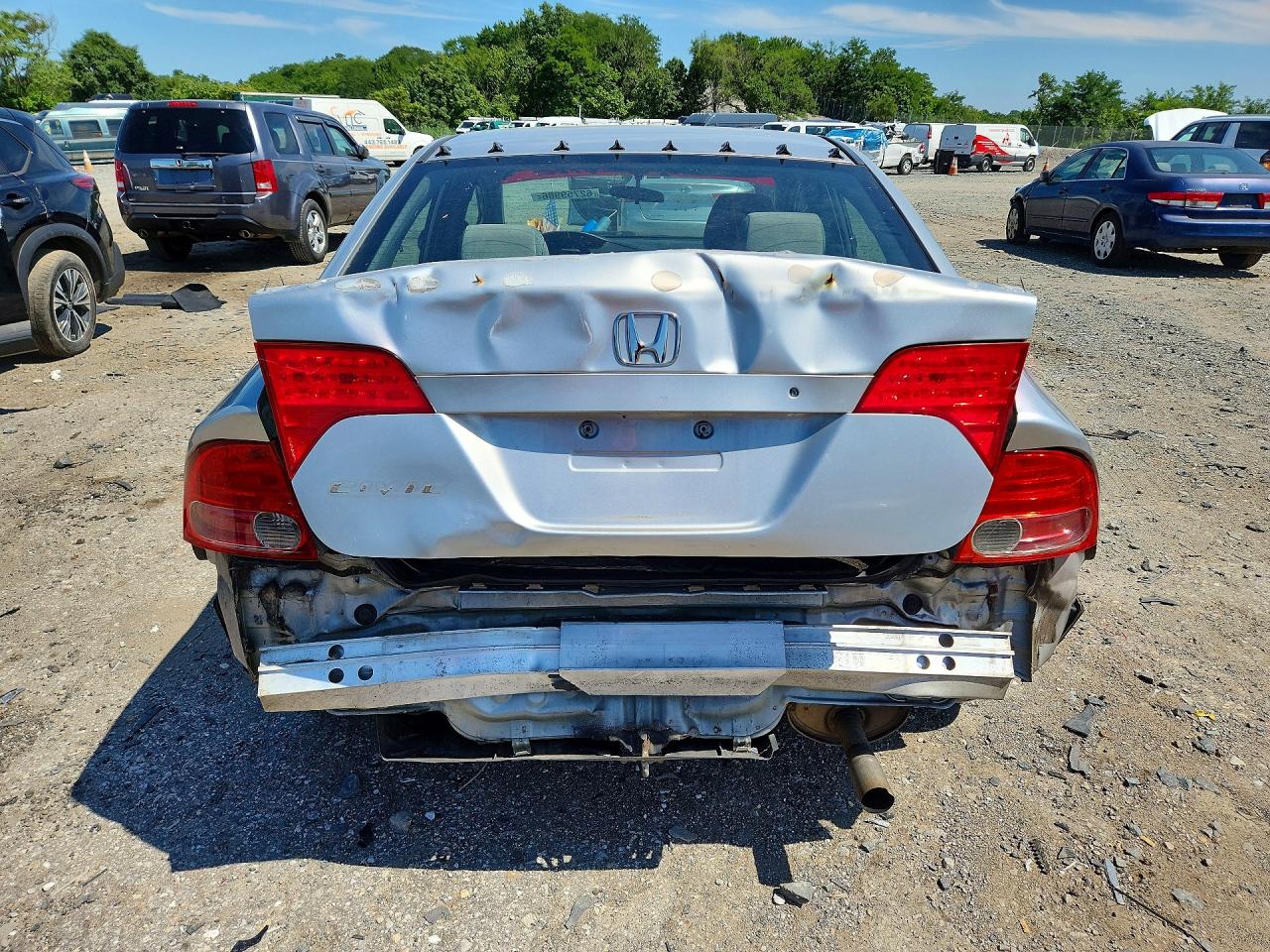 2007 Honda Civic Ex Silver vin: 1HGFA168X7L009292