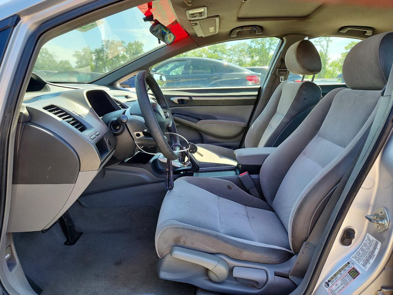2007 Honda Civic Ex Silver vin: 1HGFA168X7L009292