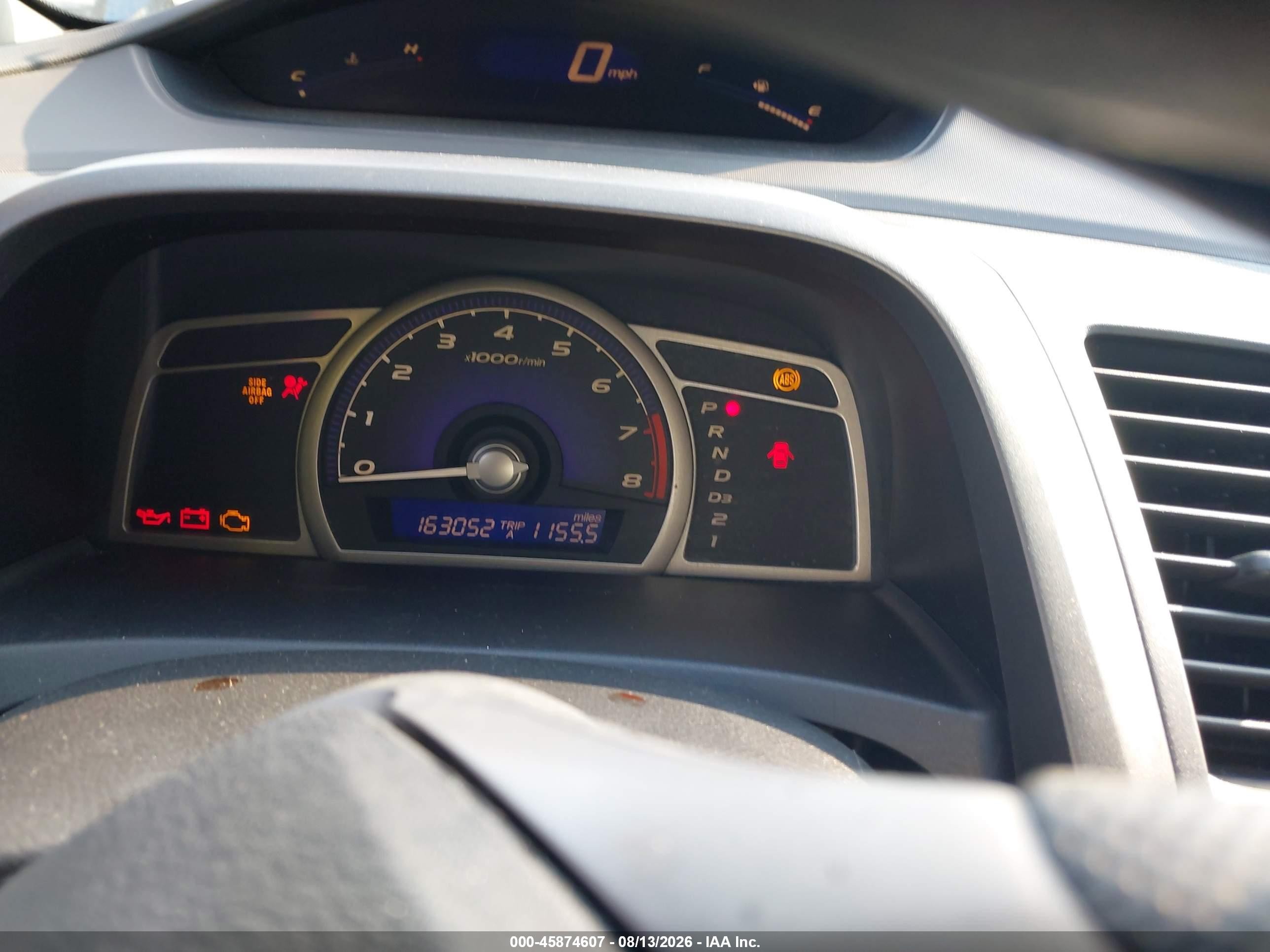 2007 Honda Civic Ex Синий vin: 1HGFA168X7L014167