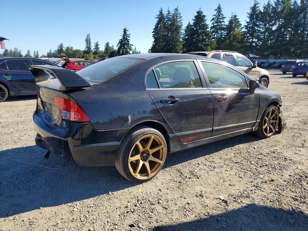2007 Honda Civic Ex Black vin: 1HGFA168X7L052000