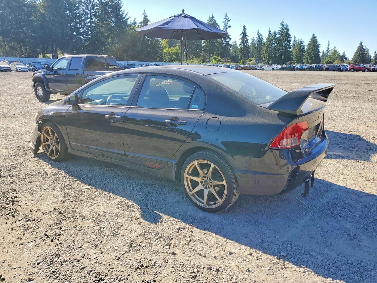 2007 Honda Civic Ex Black vin: 1HGFA168X7L052000