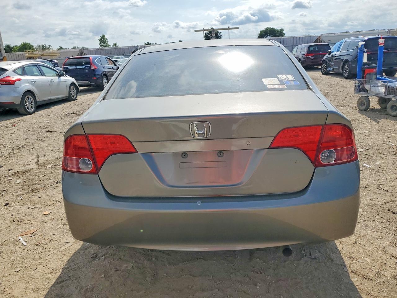2007 Honda Civic Ex Gray vin: 1HGFA168X7L092481